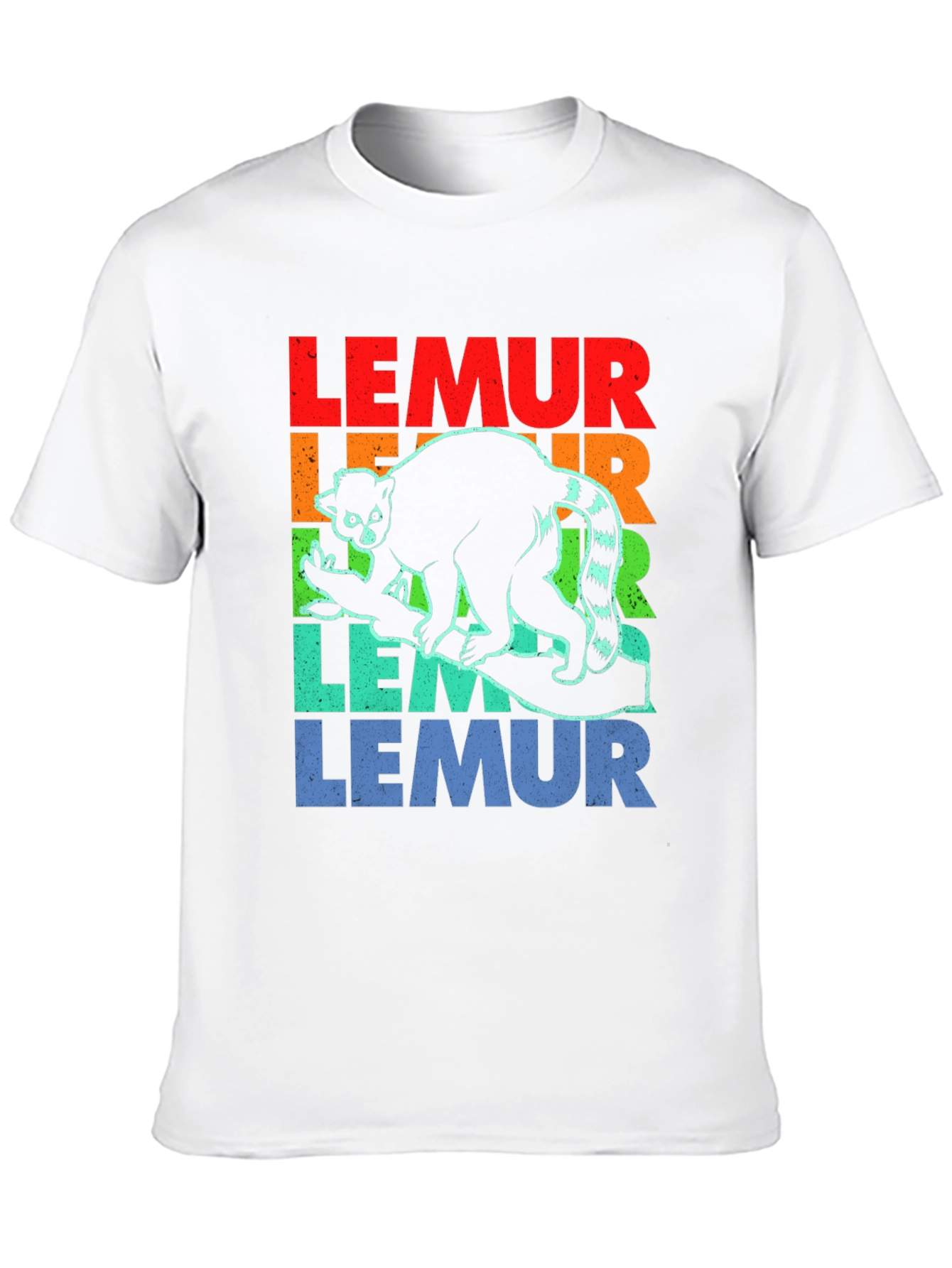 Retro Lemur Graphic T-Shirt