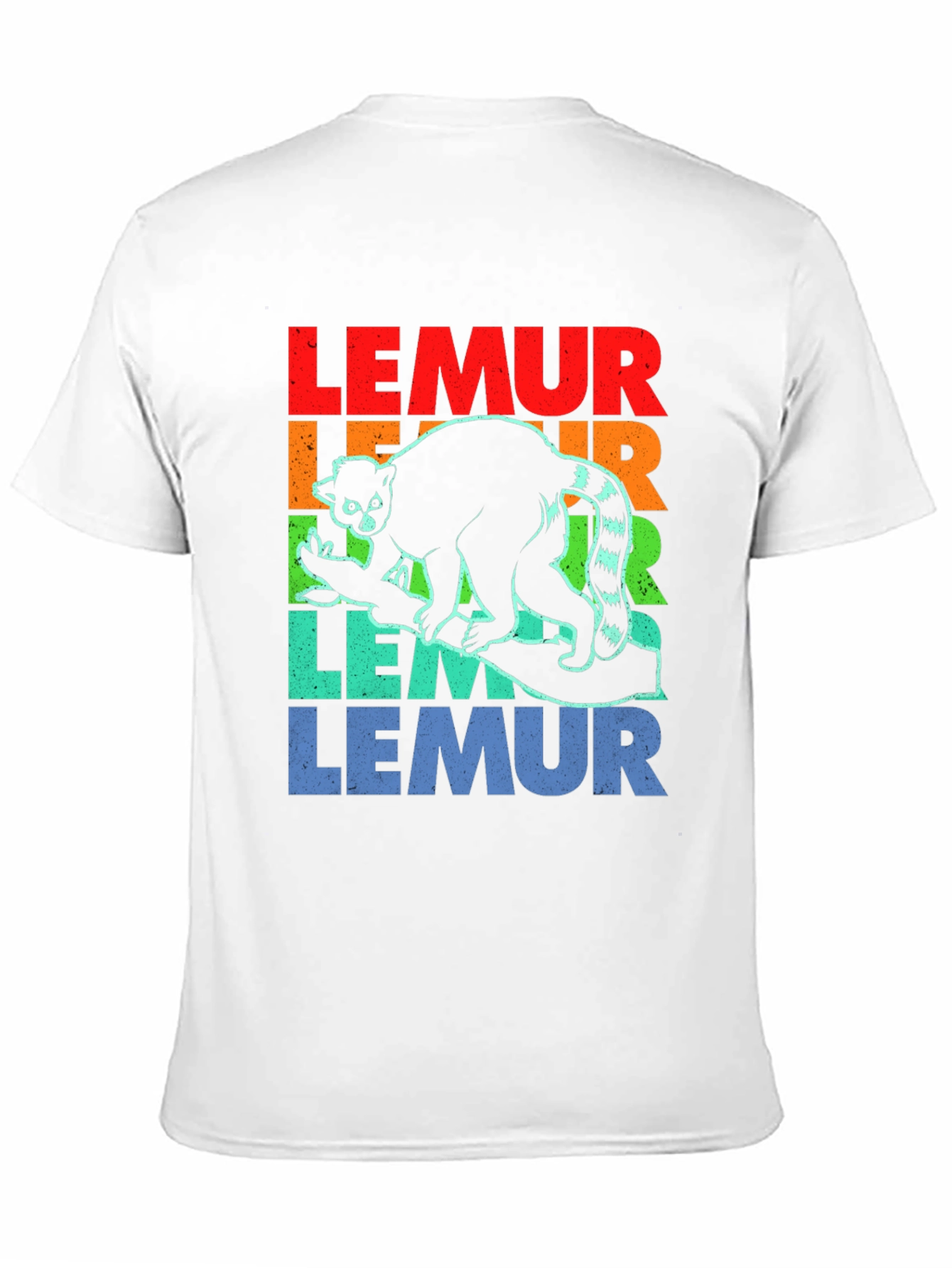 Retro Lemur Graphic T-Shirt
