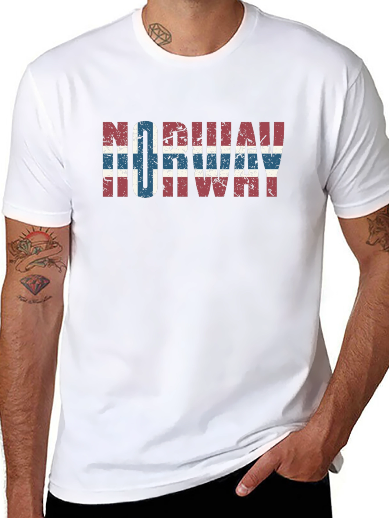 Norway Flag T-Shirt - Country Pride Tee