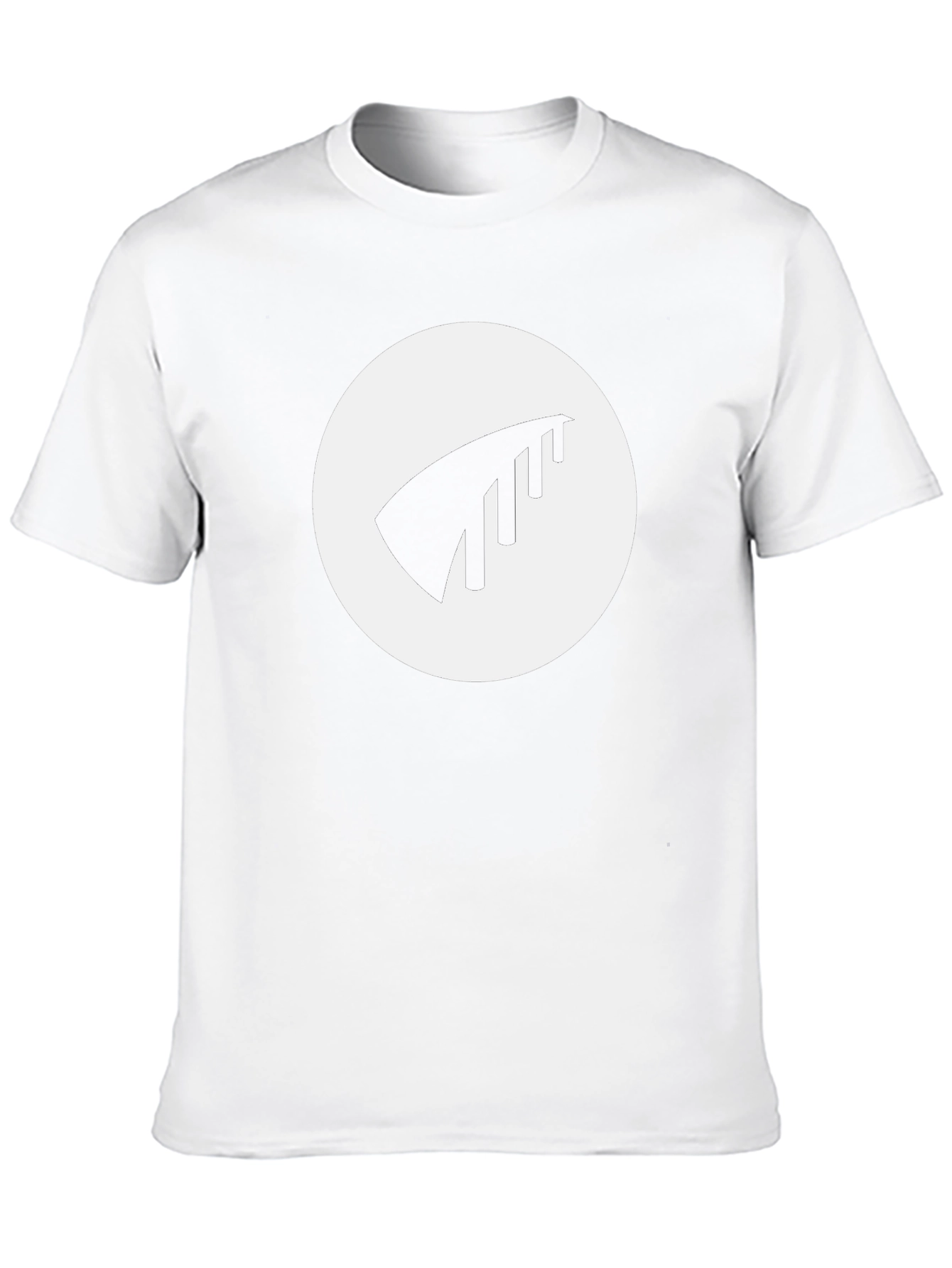 Modern Black T-Shirt with Abstract Logo