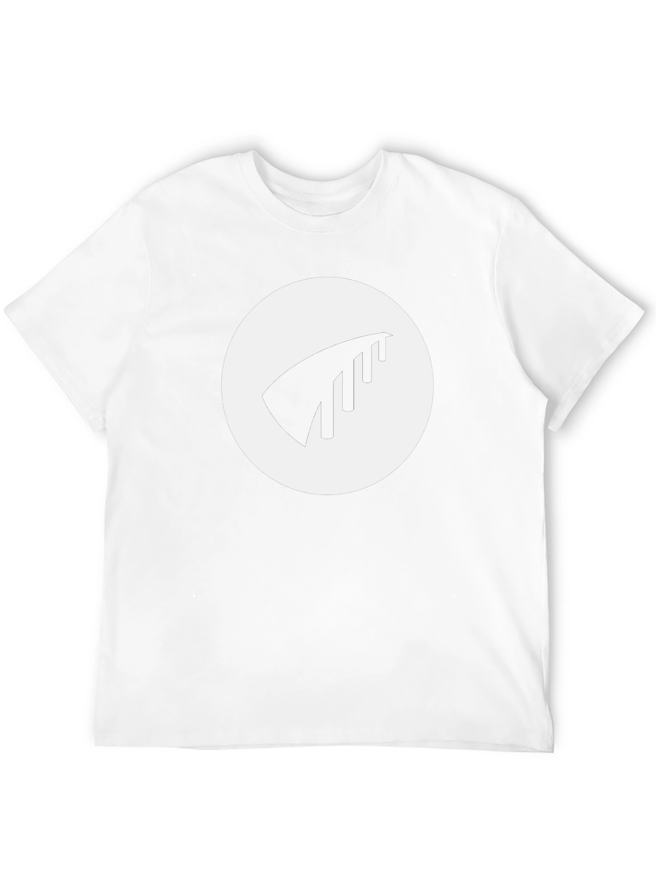 Modern Black T-Shirt with Abstract Logo