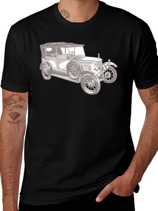 Vintage Car Graphic Tee - Classic Style