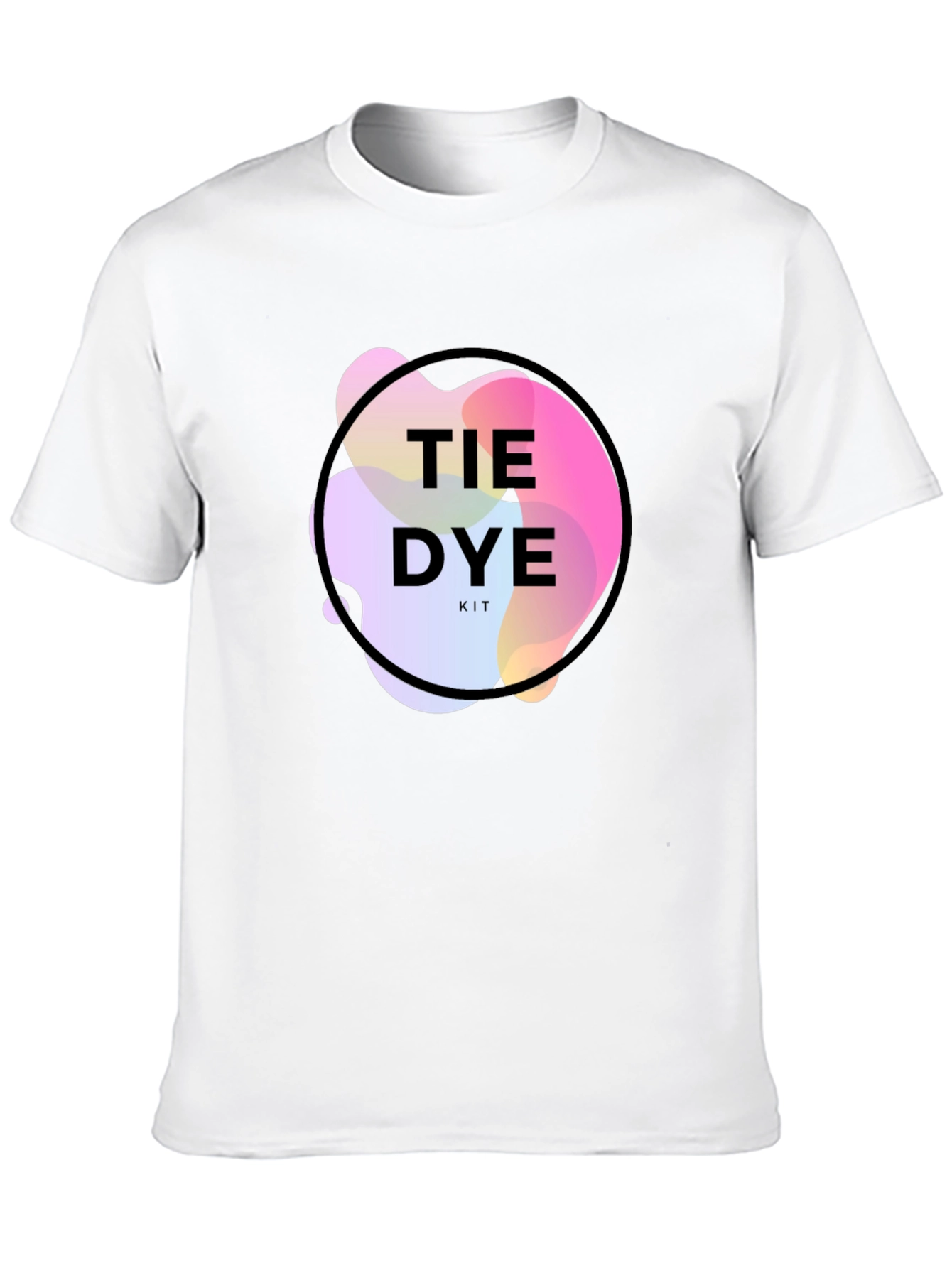 Tie Dye Kit Graphic Black T-Shirt