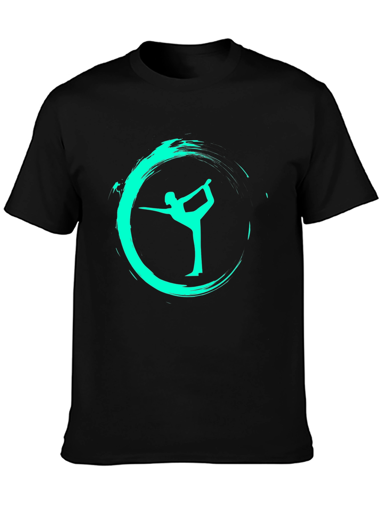 Yoga Pose Graphic Tee - Zen Style