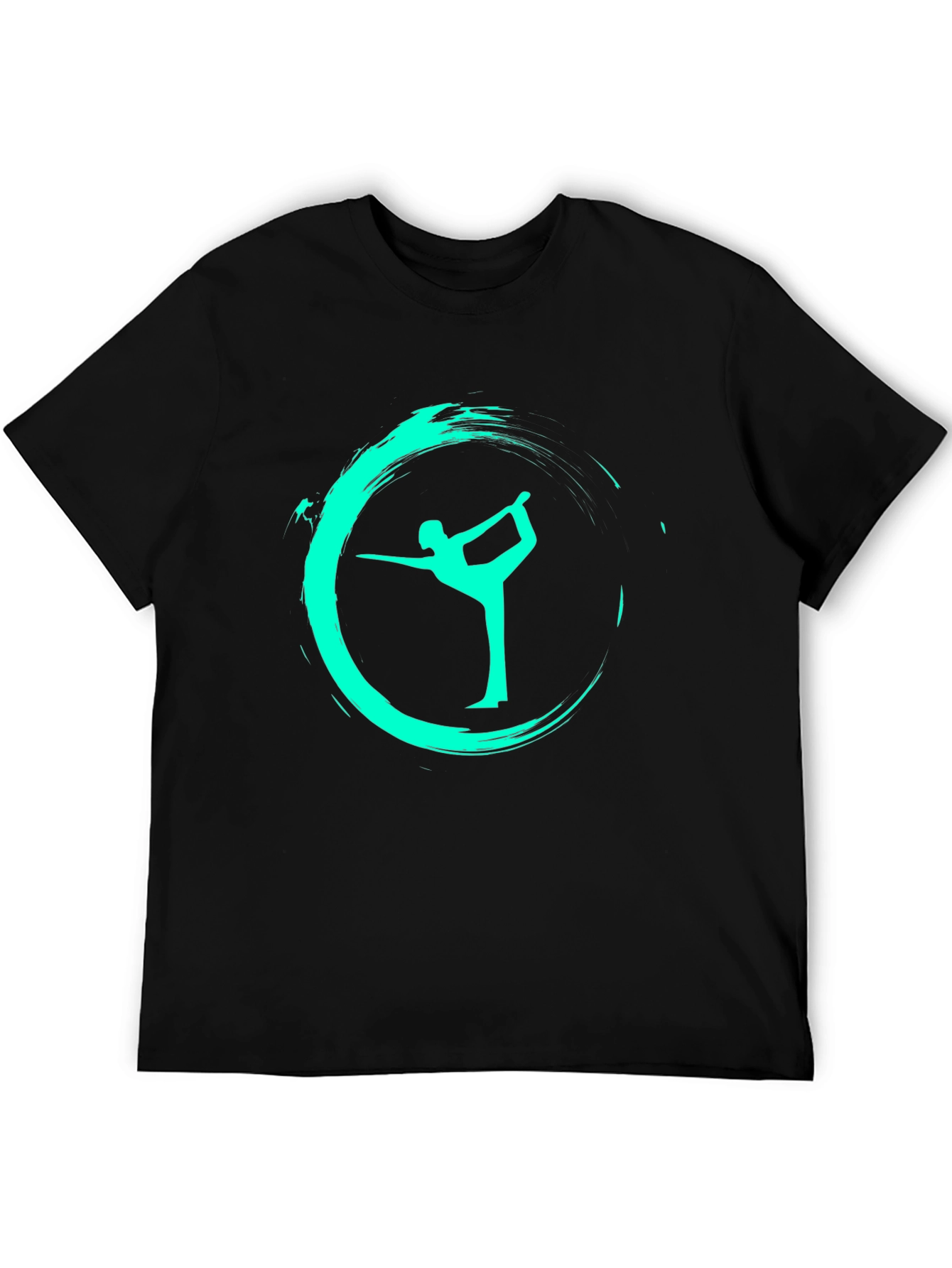 Yoga Pose Graphic Tee - Zen Style