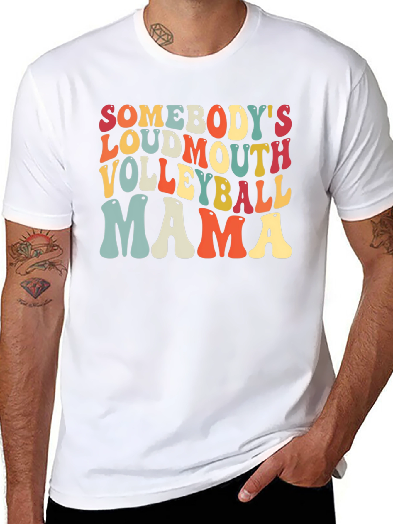 Volleyball Mama Tee - Loud & Proud!