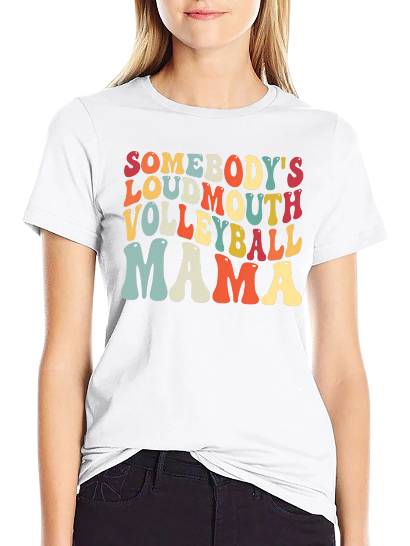 Volleyball Mama Tee - Loud & Proud!