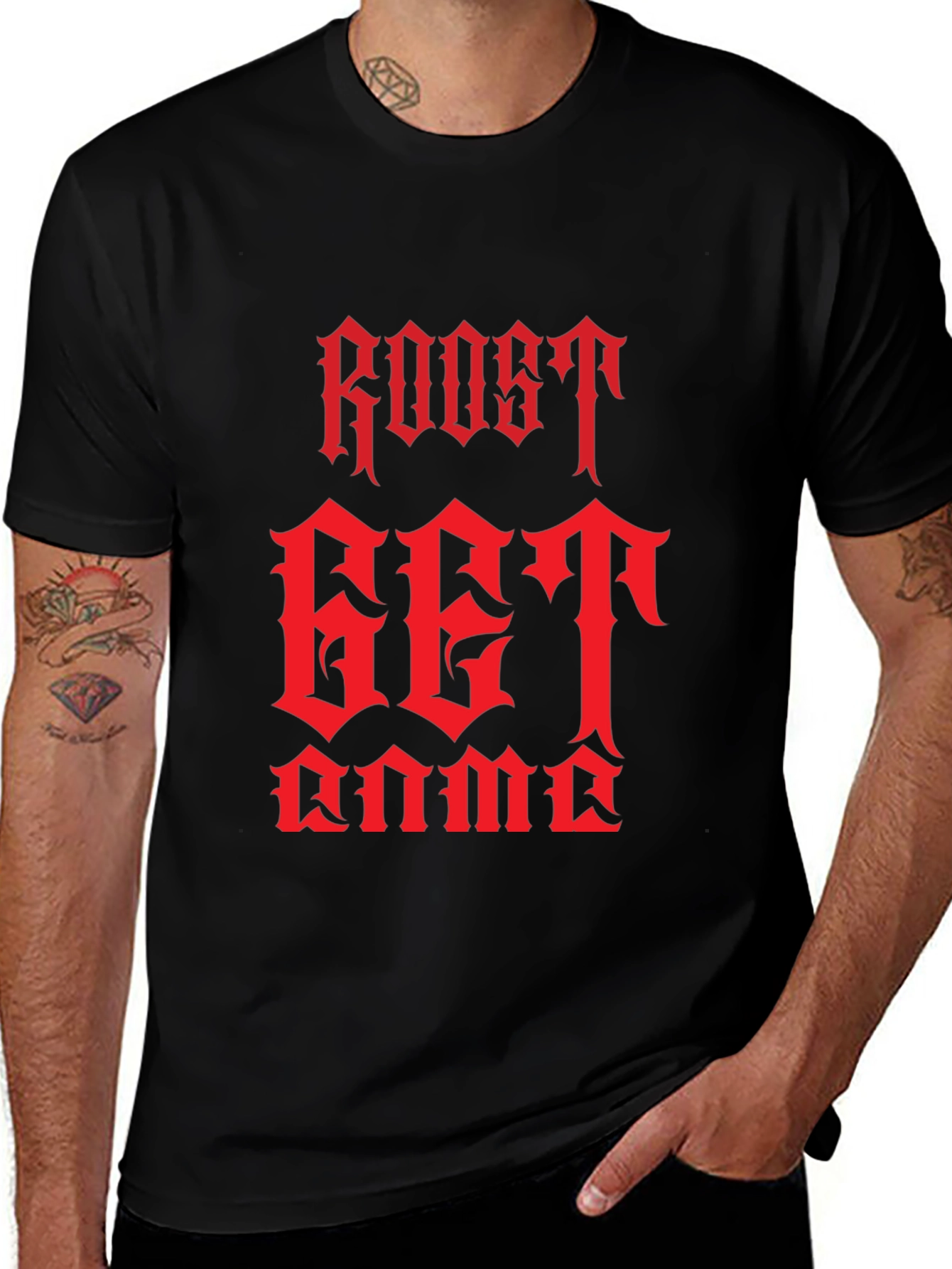 Roost Bet Game Black T-Shirt