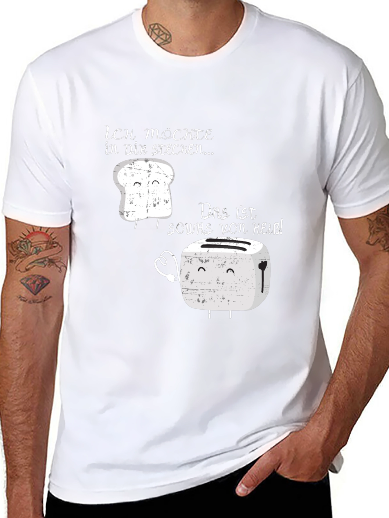 Funny Toaster T-Shirt - I Wanna Be Inside You!