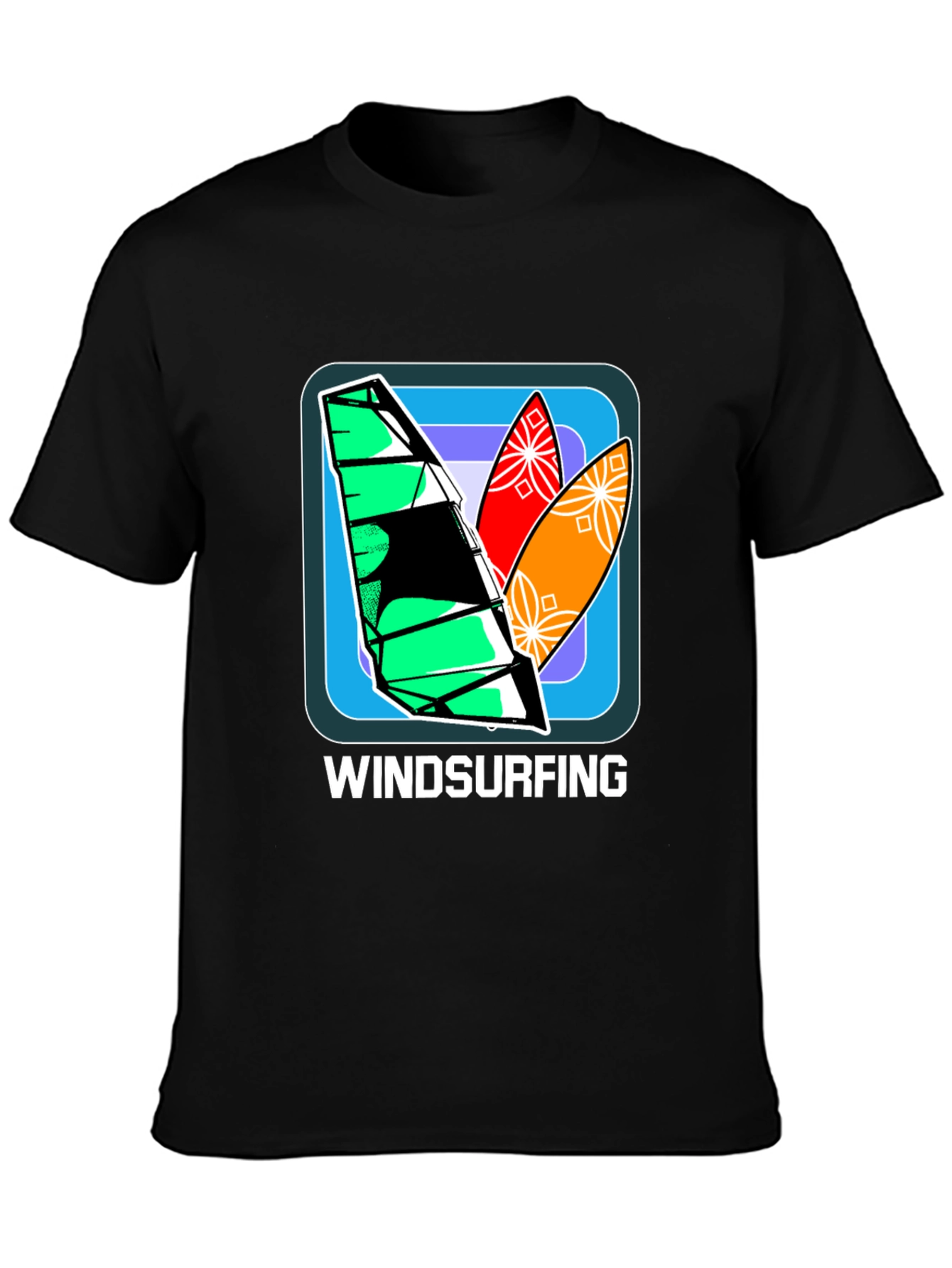 Windsurfing Graphic Tee - Surfer Lifestyle Shirt