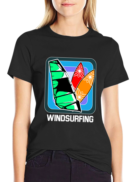 Windsurfing Graphic Tee - Surfer Lifestyle Shirt