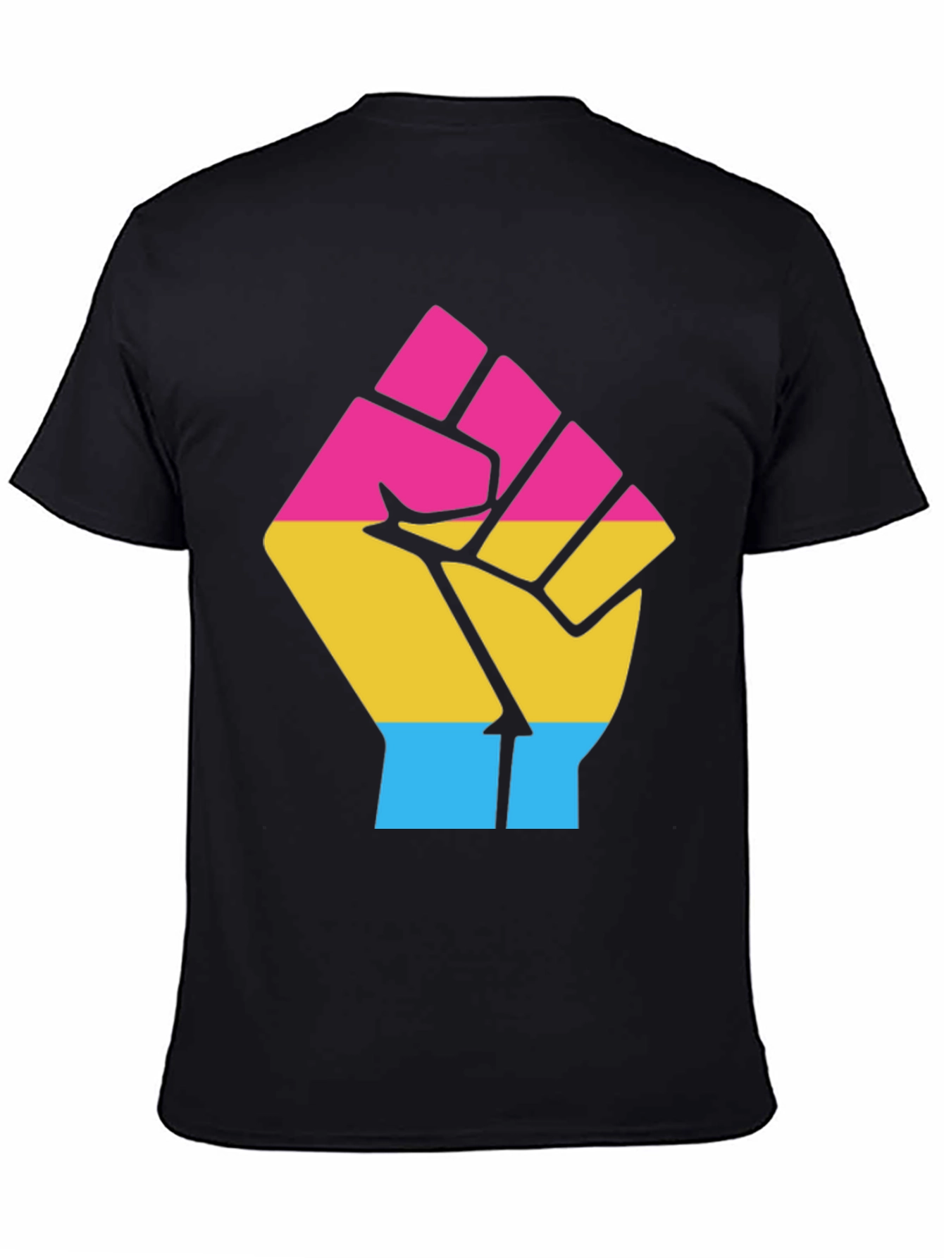 Pansexual Pride Fist T-Shirt - Equality & Empowerment