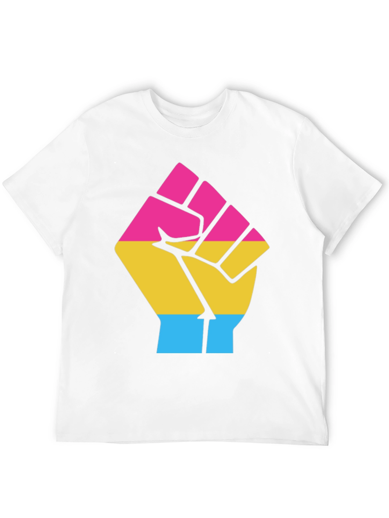 Pansexual Pride Fist T-Shirt - Equality & Empowerment