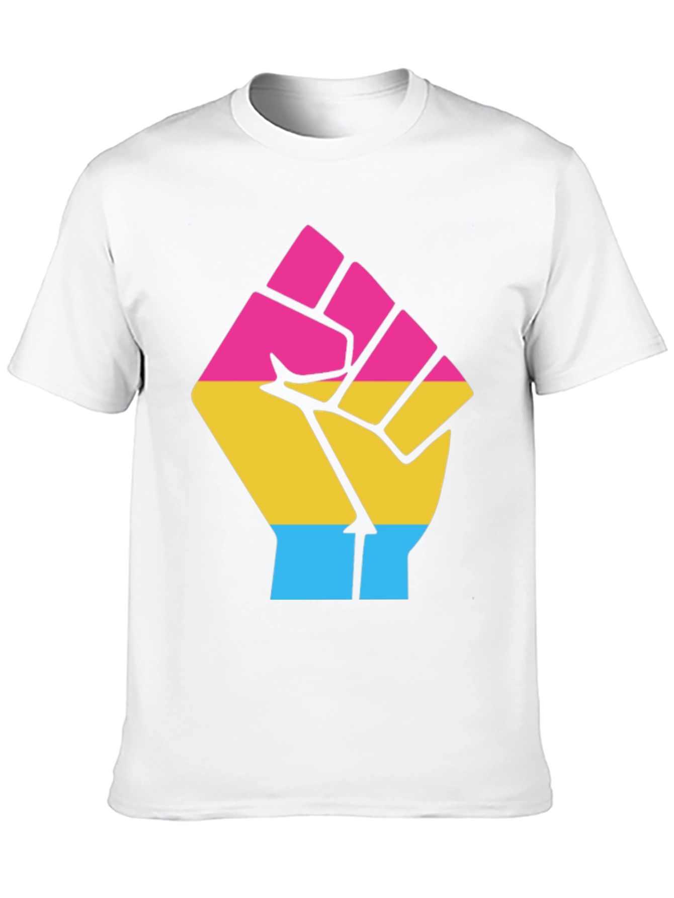Pansexual Pride Fist T-Shirt - Equality & Empowerment