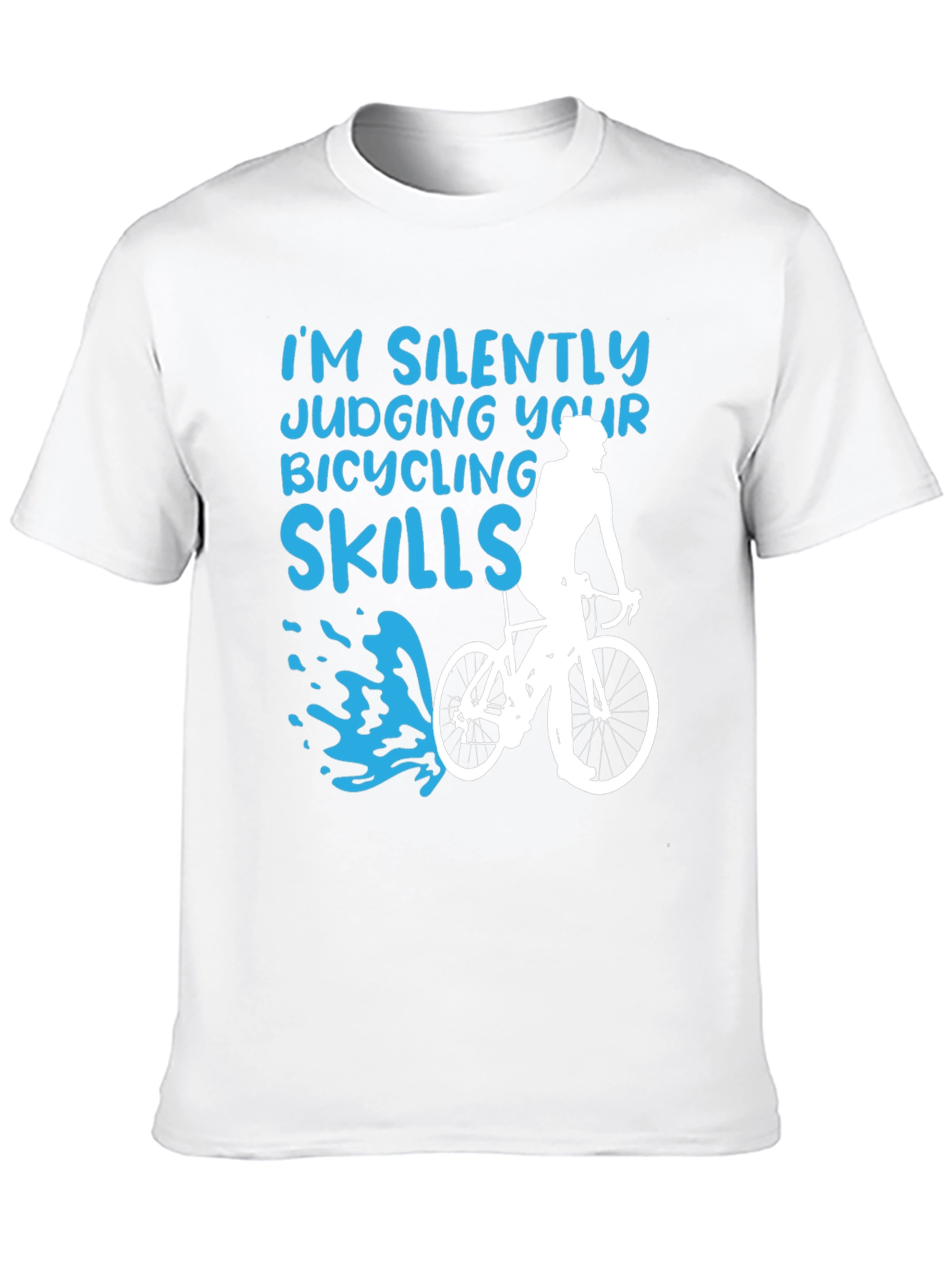 Funny Bicycling Skills Graphic Tee