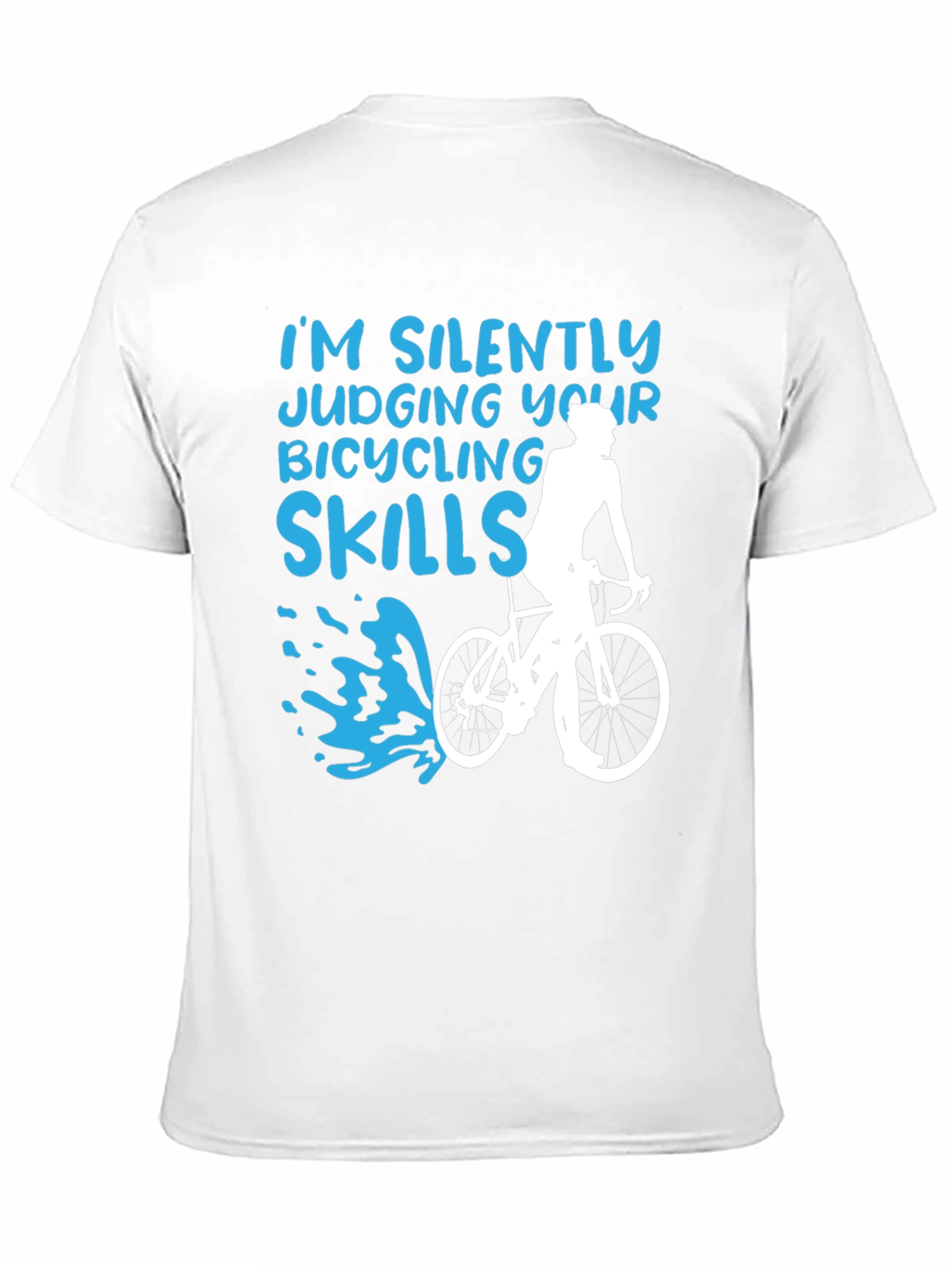 Funny Bicycling Skills Graphic Tee