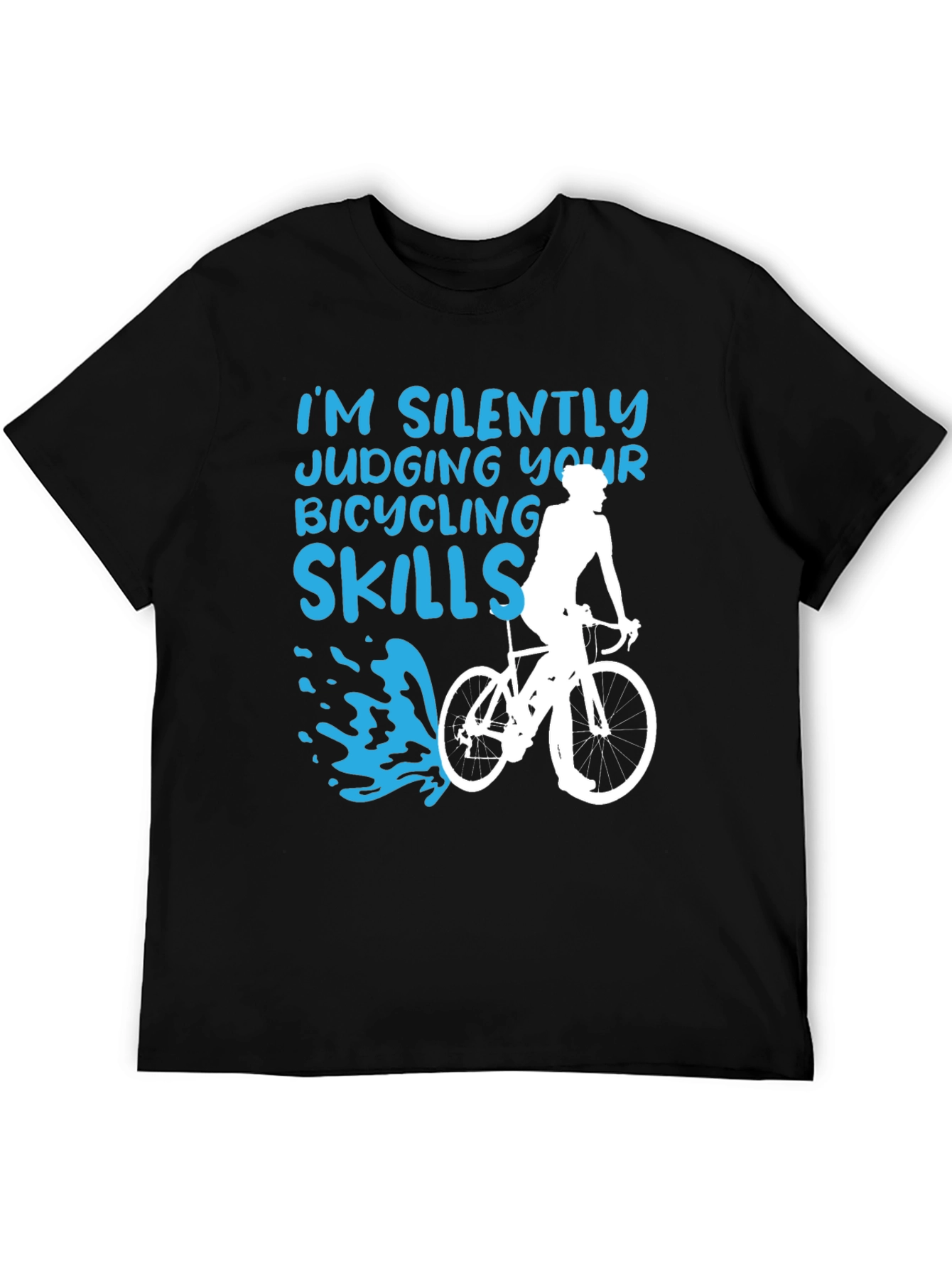 Funny Bicycling Skills Graphic Tee