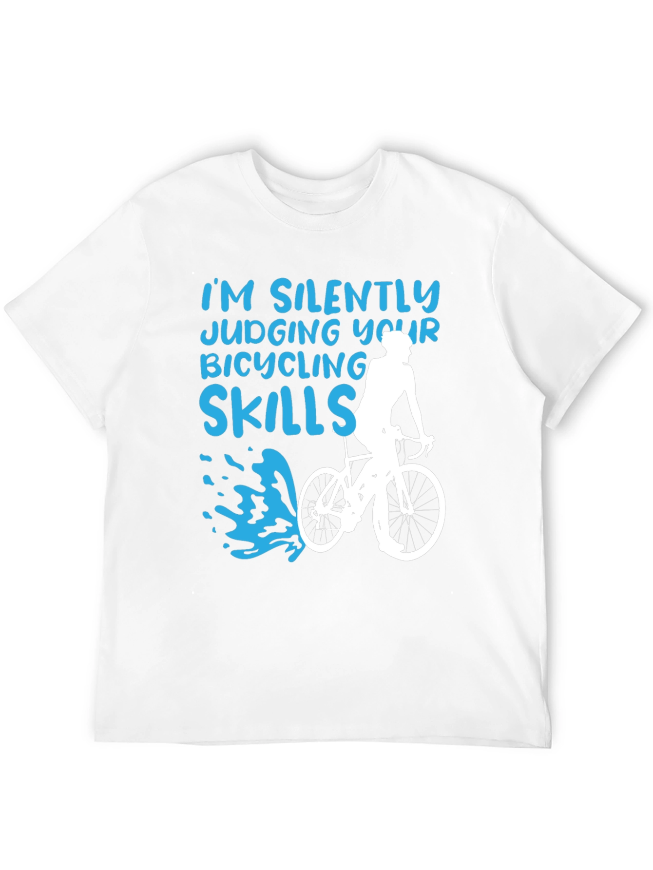 Funny Bicycling Skills Graphic Tee