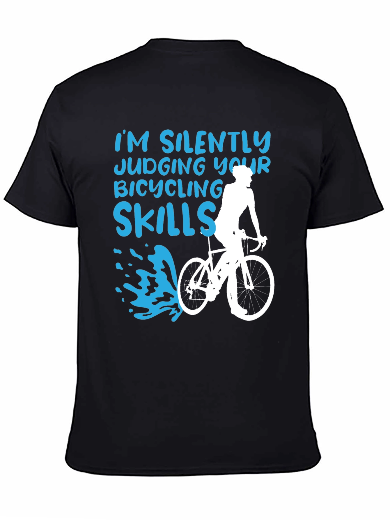 Funny Bicycling Skills Graphic Tee