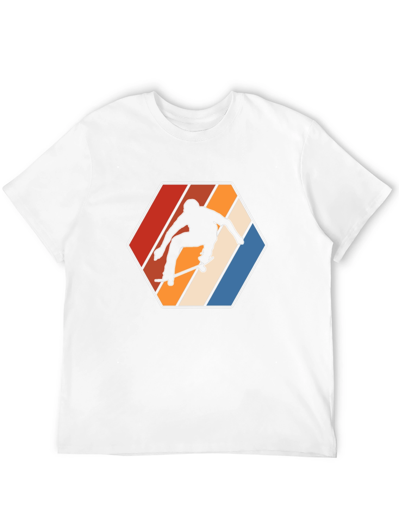 Retro Skateboarder Graphic T-Shirt