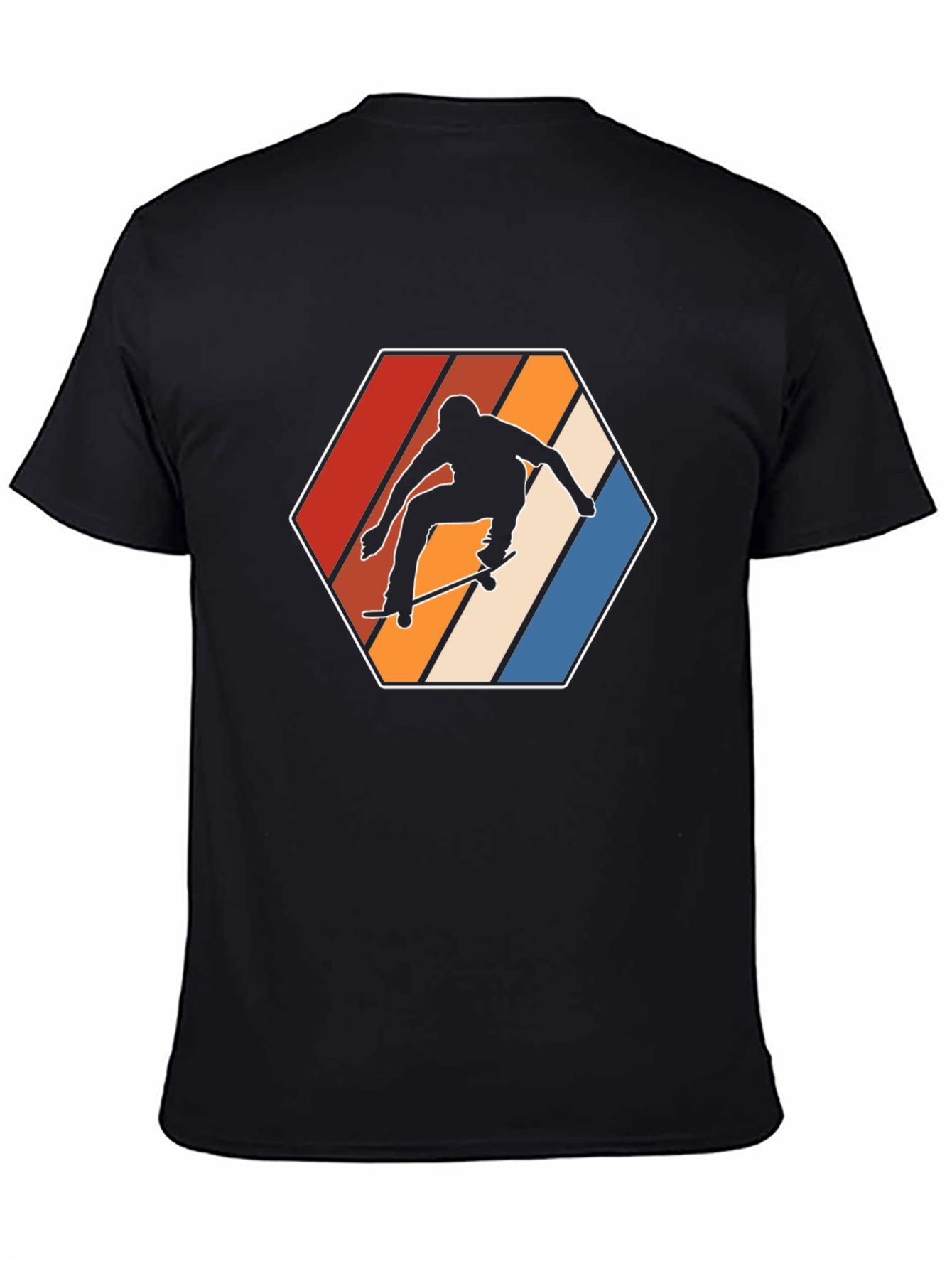 Retro Skateboarder Graphic T-Shirt
