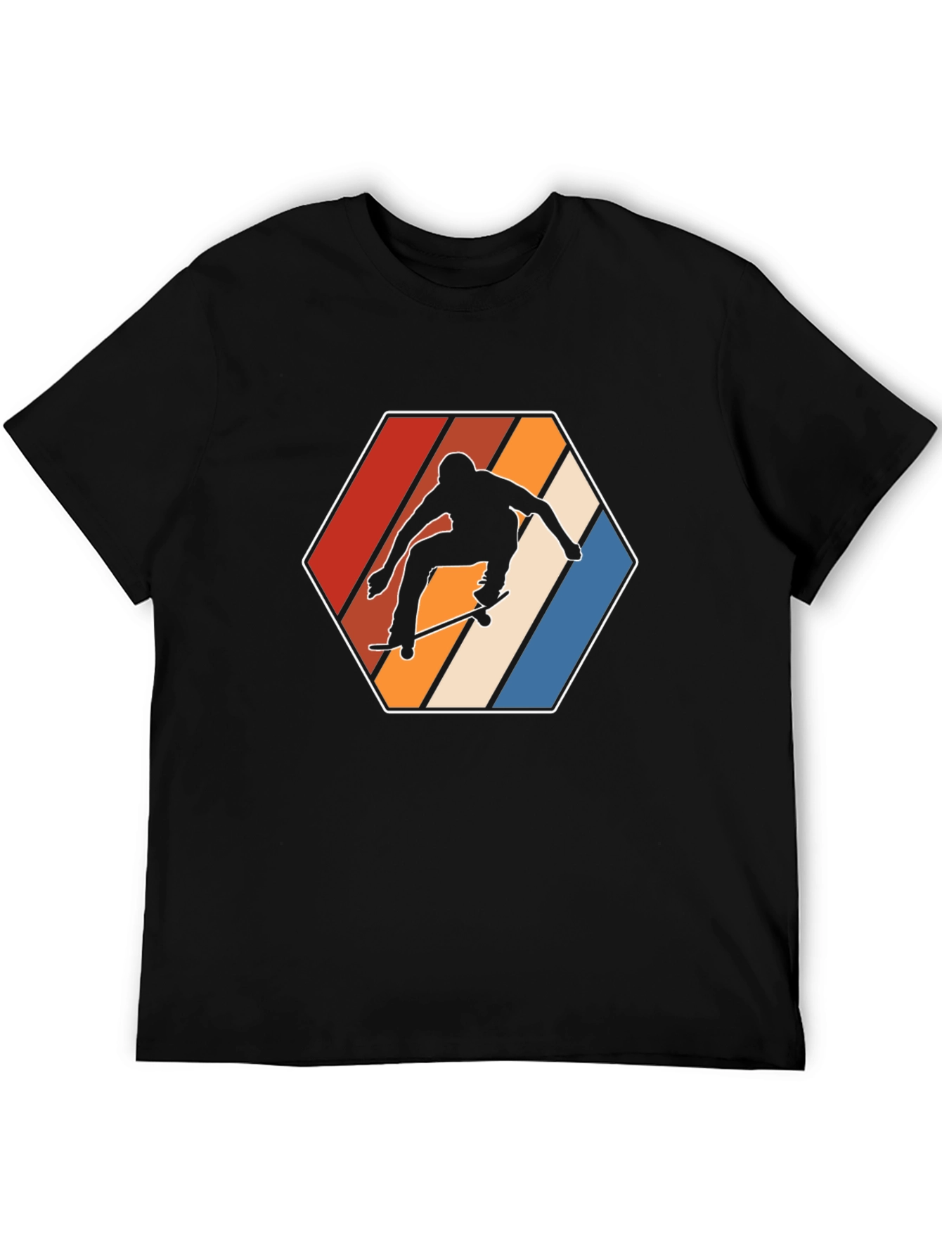 Retro Skateboarder Graphic T-Shirt