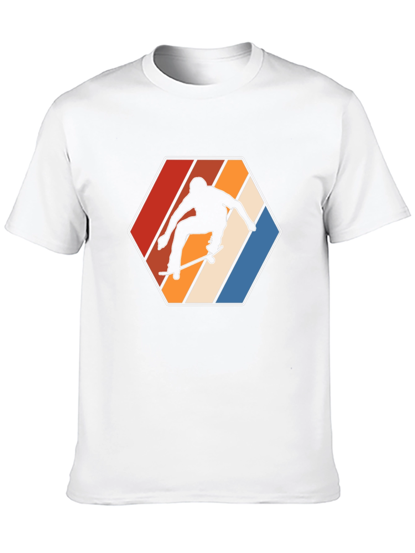 Retro Skateboarder Graphic T-Shirt