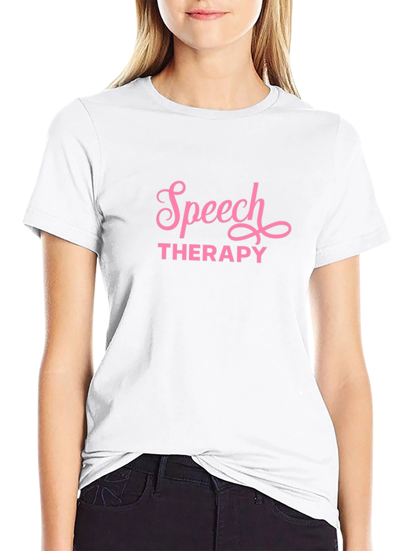 Speech Therapy Black T-Shirt