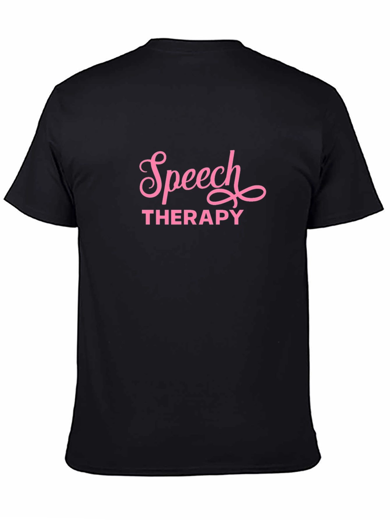 Speech Therapy Black T-Shirt