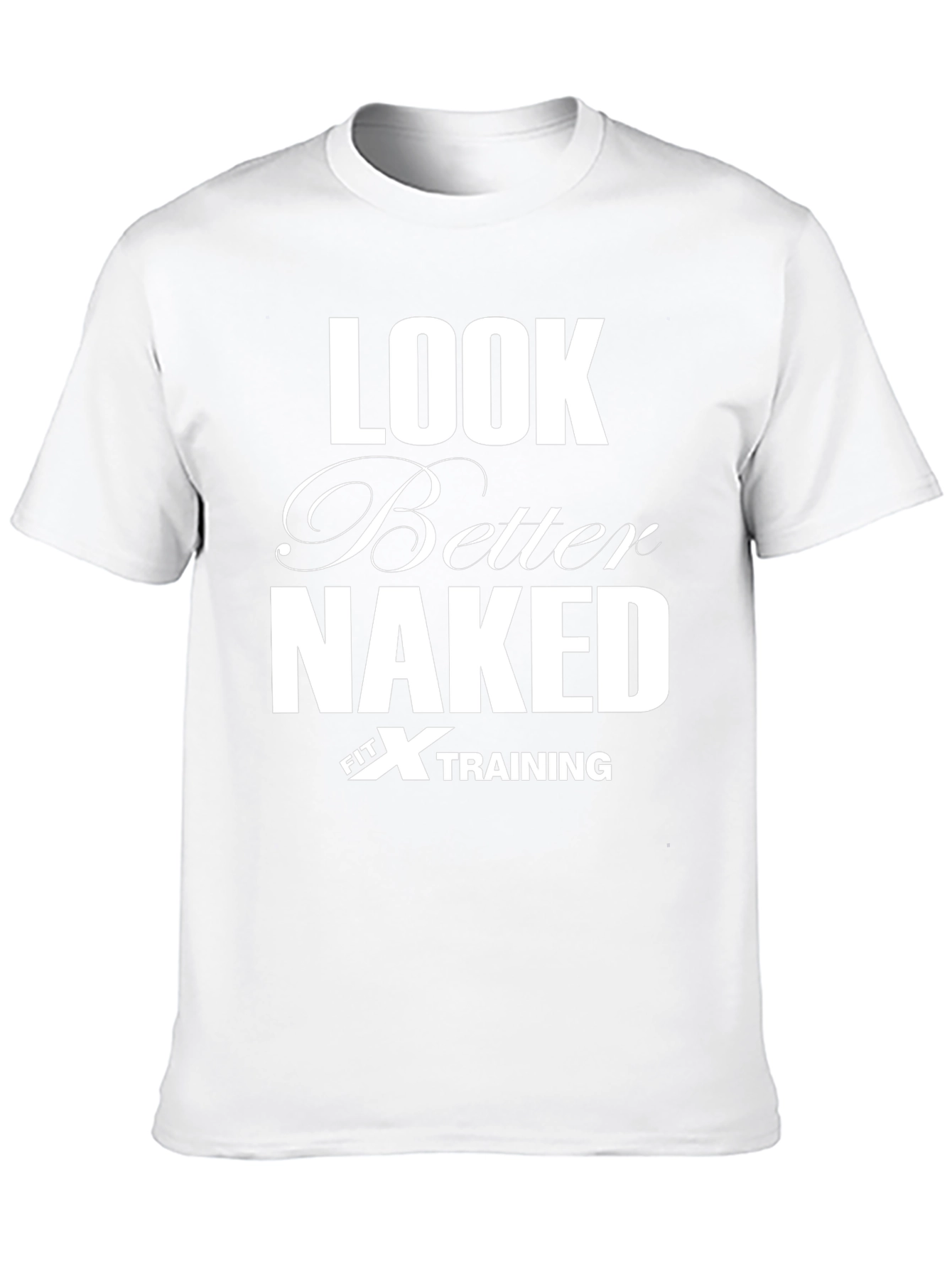Look Better Naked Fit X Training Black T-Shirt