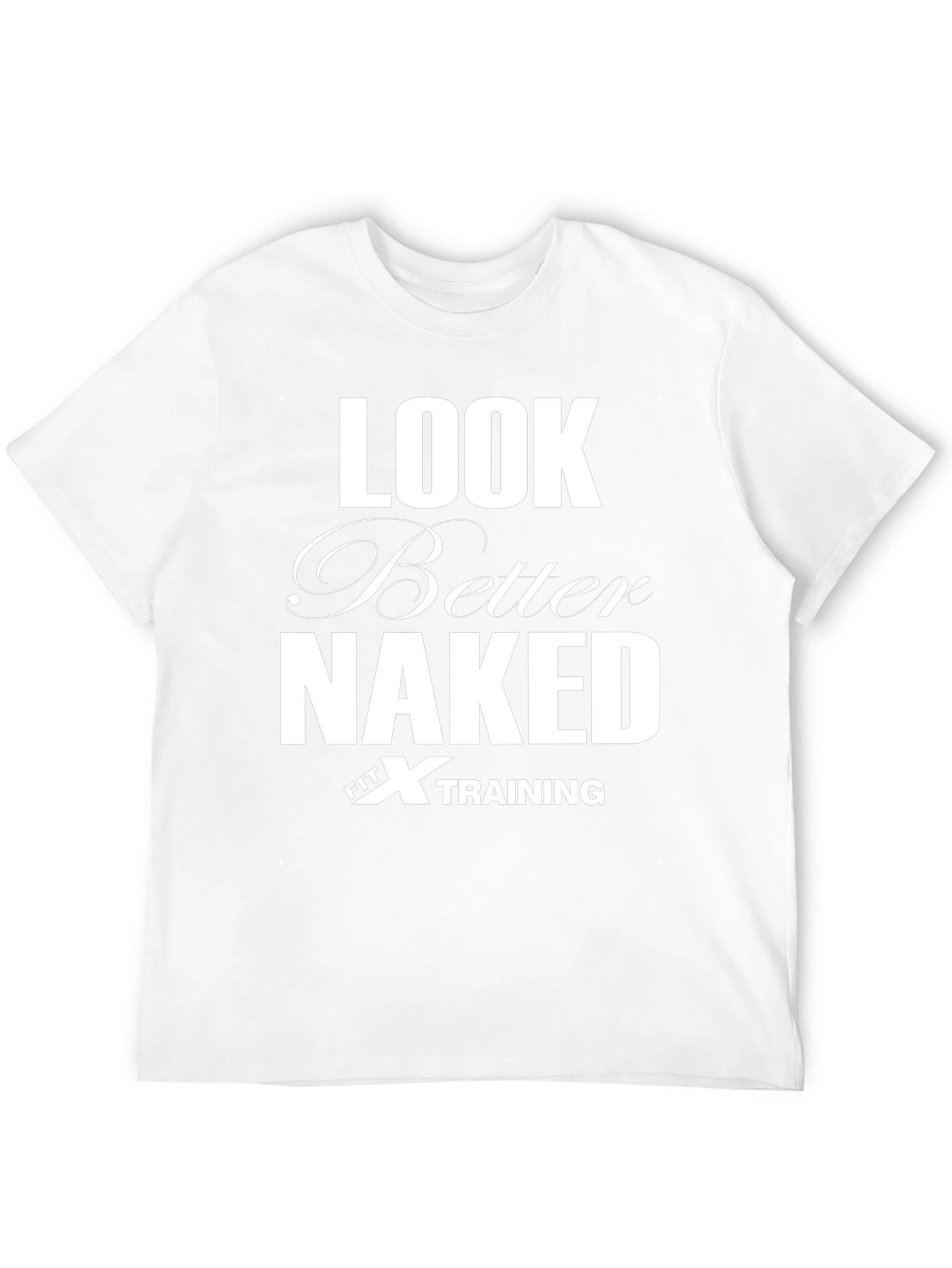Look Better Naked Fit X Training Black T-Shirt
