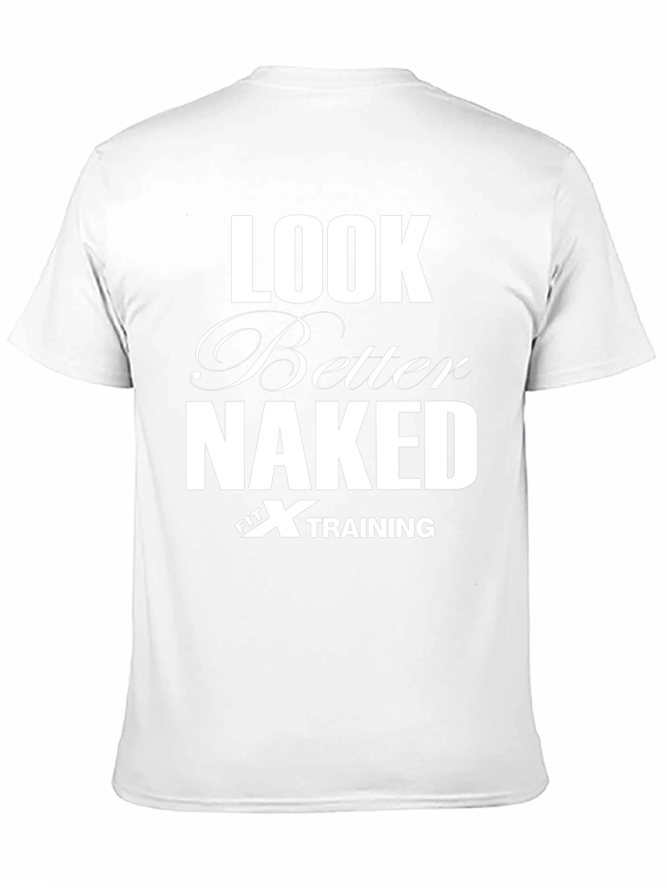 Look Better Naked Fit X Training Black T-Shirt