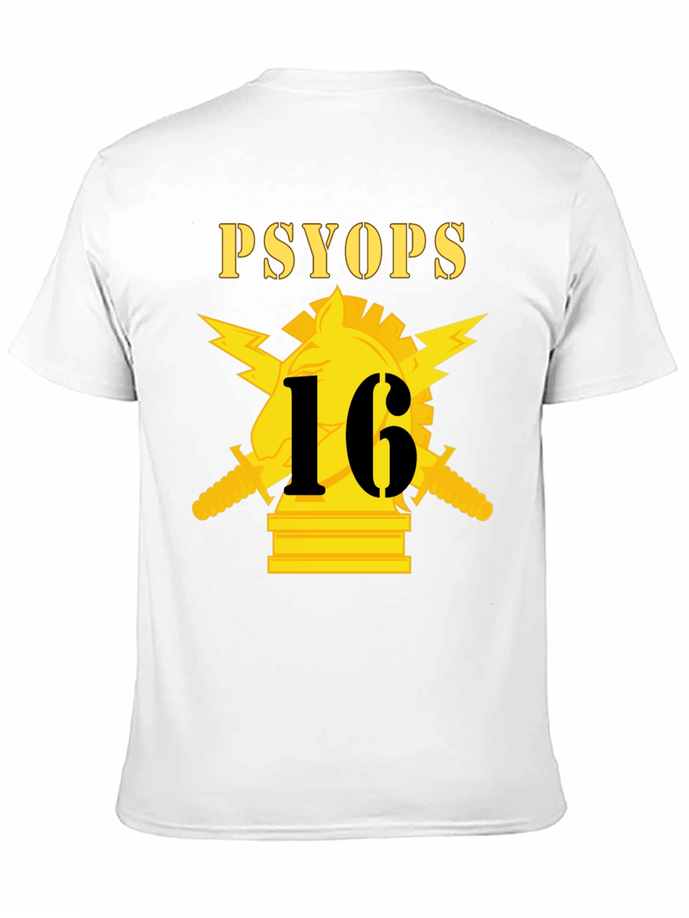 PSYOPs 16 Black Graphic T-Shirt