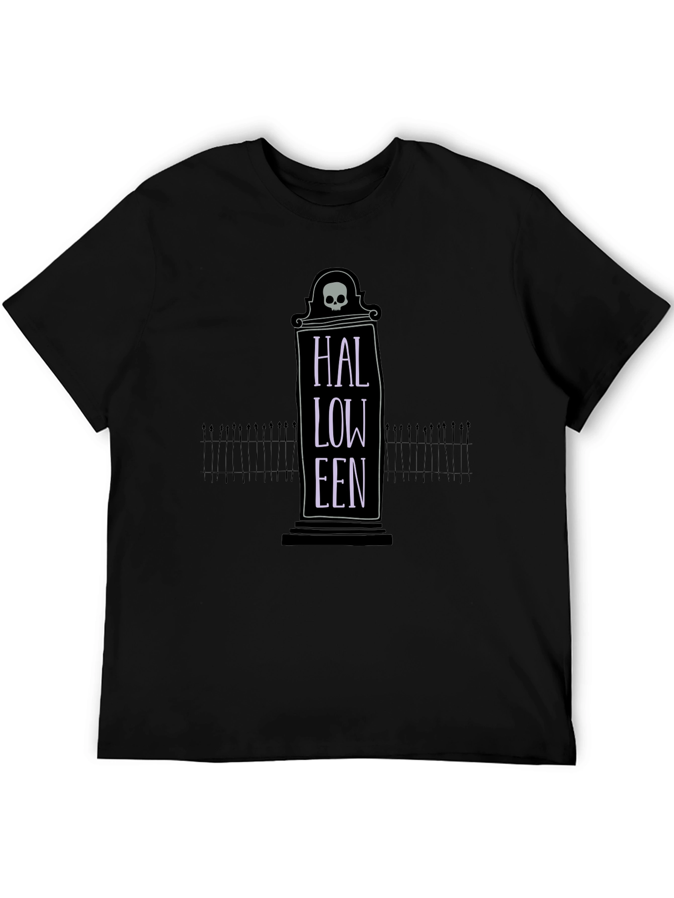 Halloween Tombstone Graphic Tee - Spooky Season Style
