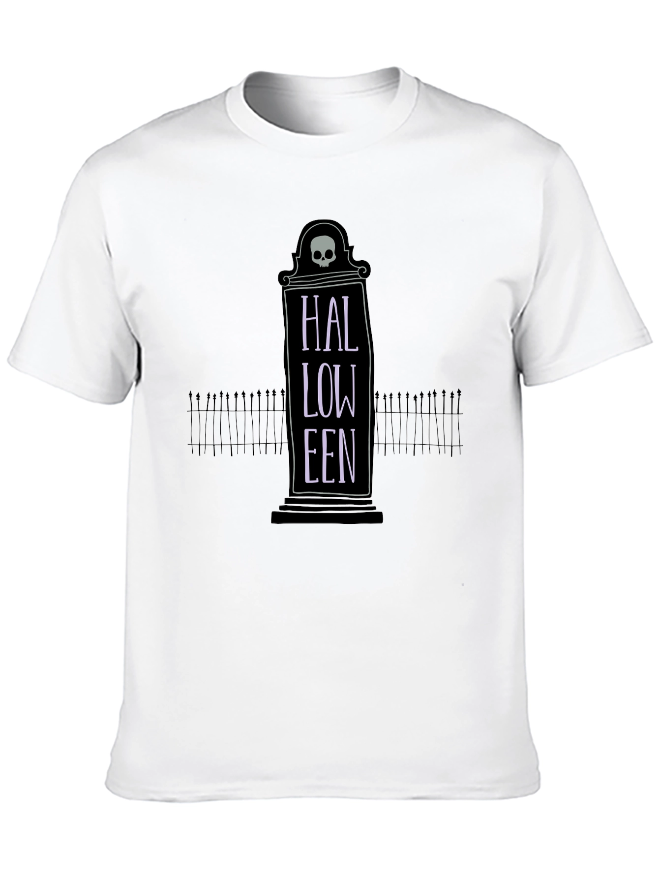 Halloween Tombstone Graphic Tee - Spooky Season Style