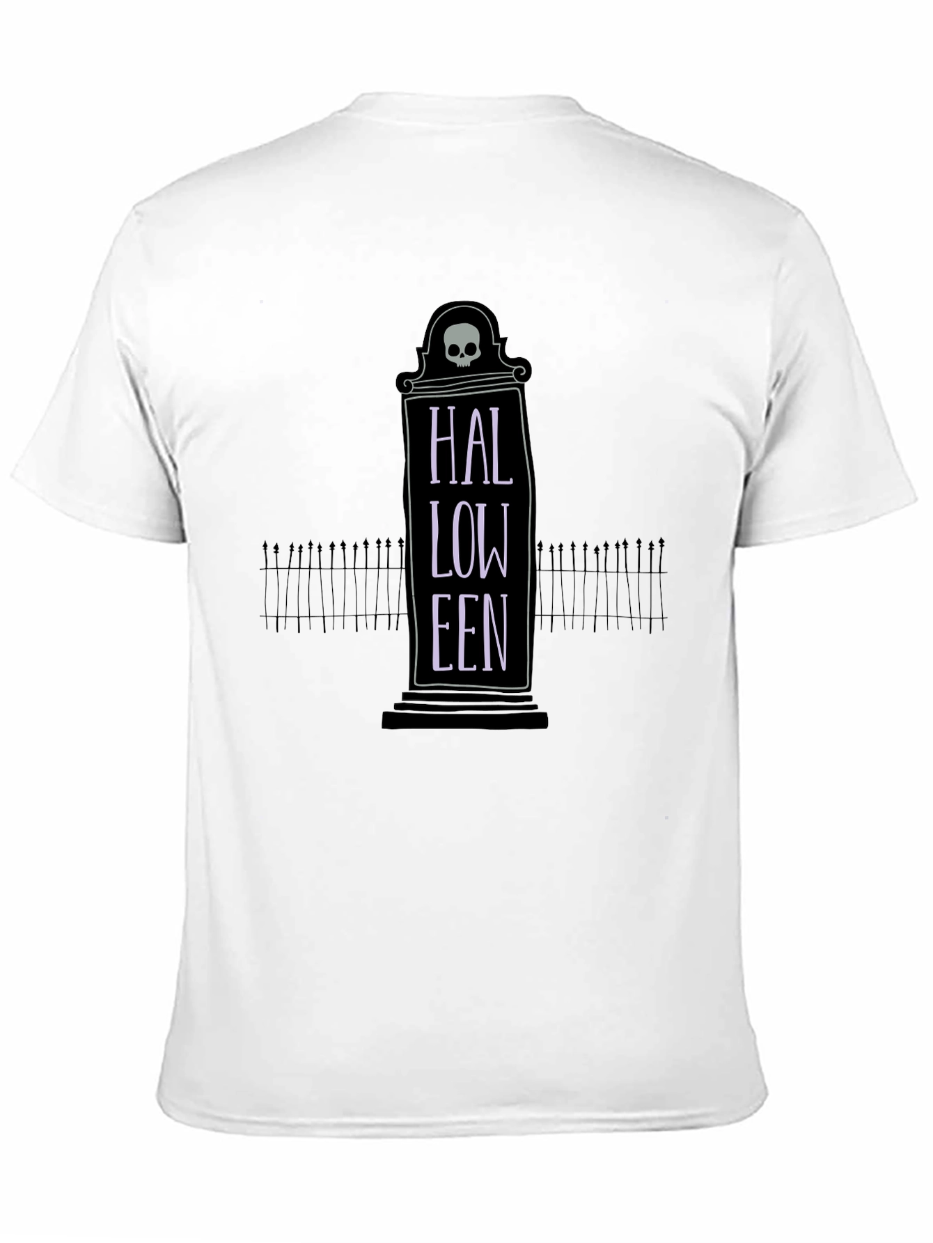 Halloween Tombstone Graphic Tee - Spooky Season Style