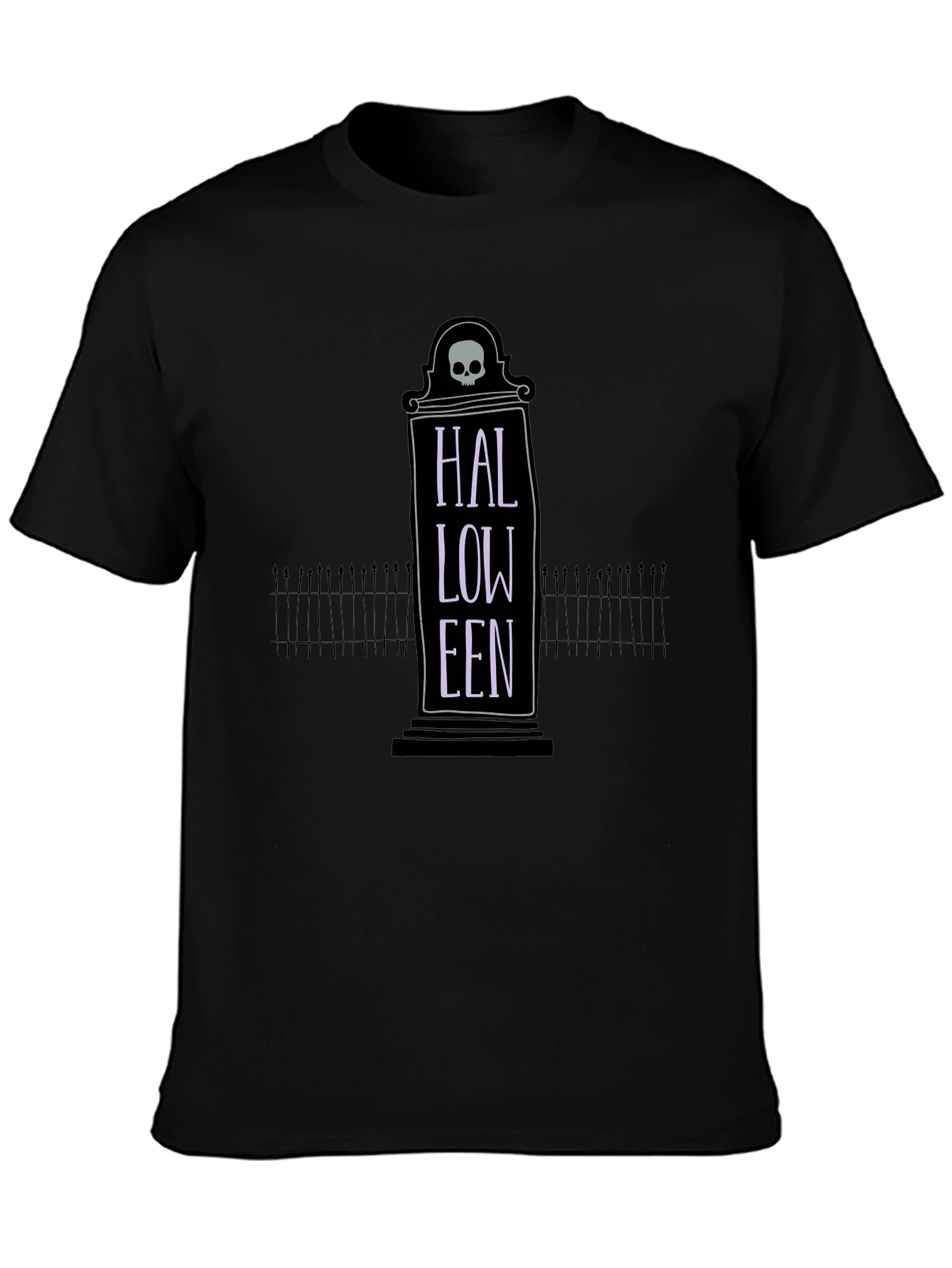 Halloween Tombstone Graphic Tee - Spooky Season Style