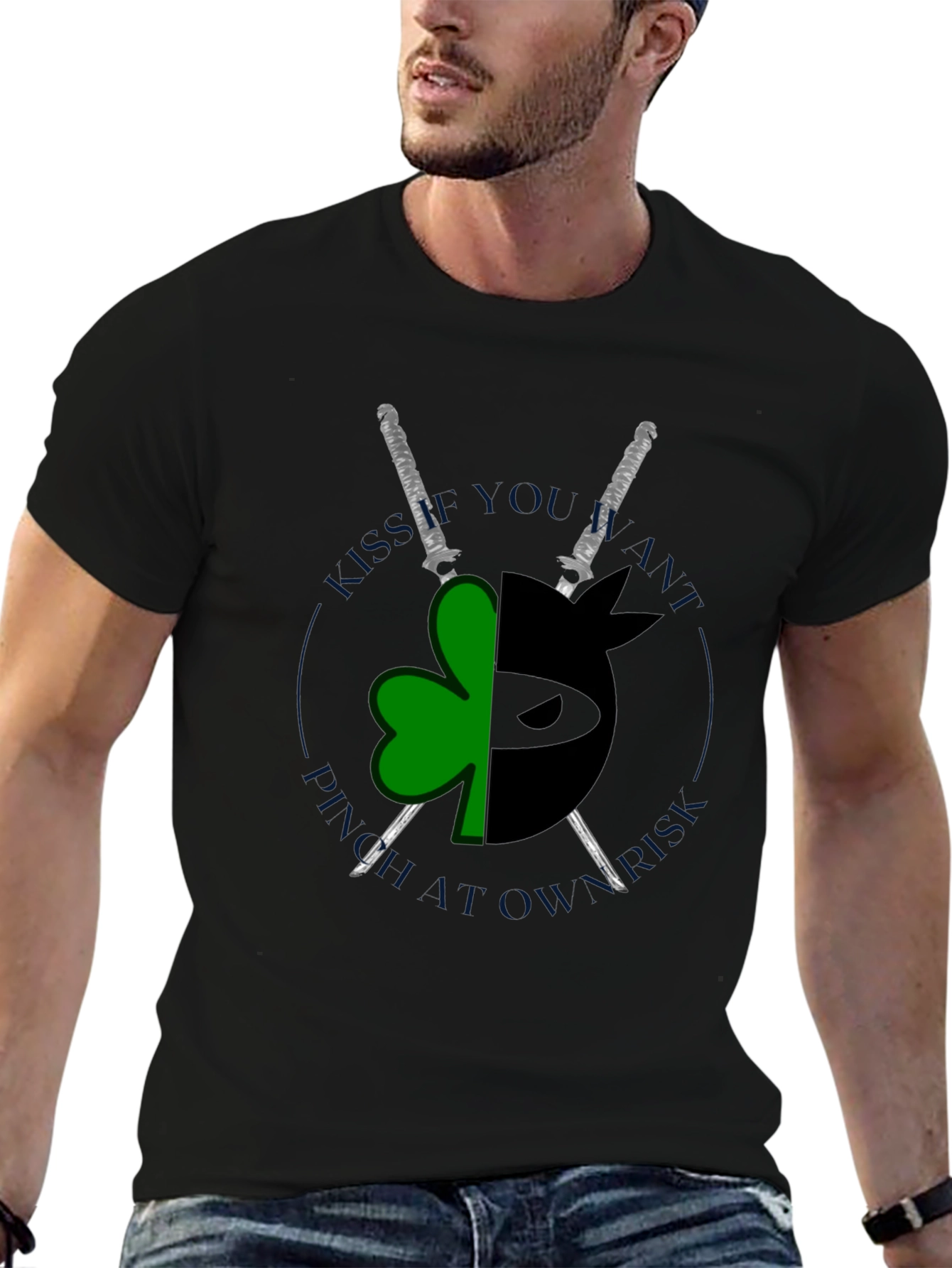 Lucky Ninja Short-Sleeve Graphic T-Shirt