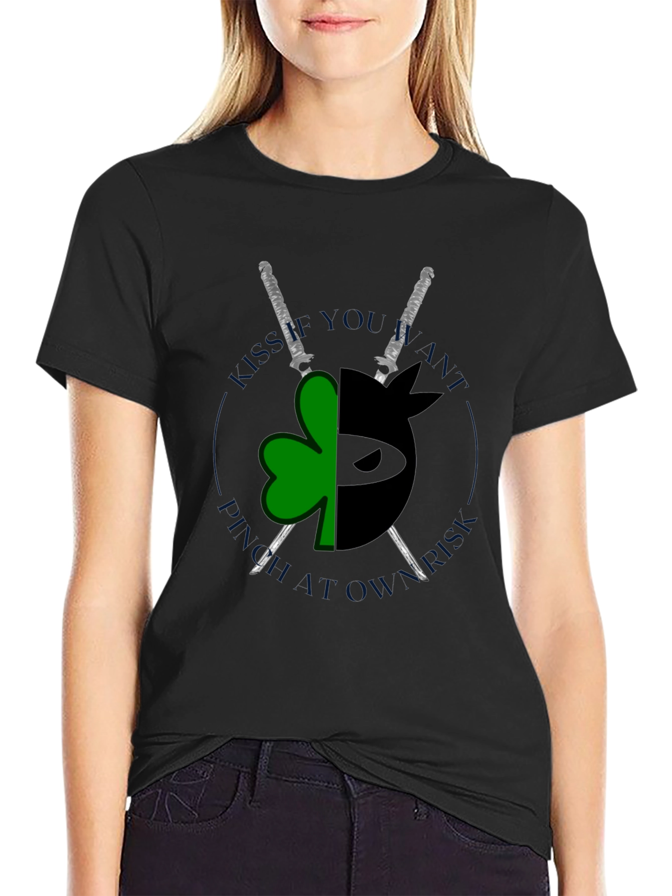 Lucky Ninja Short-Sleeve Graphic T-Shirt