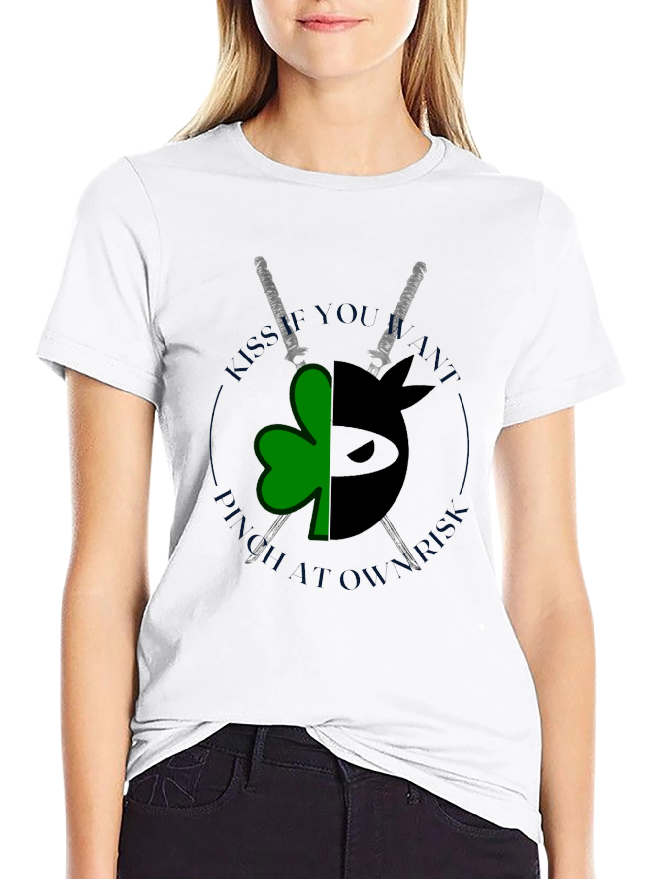 Lucky Ninja Short-Sleeve Graphic T-Shirt