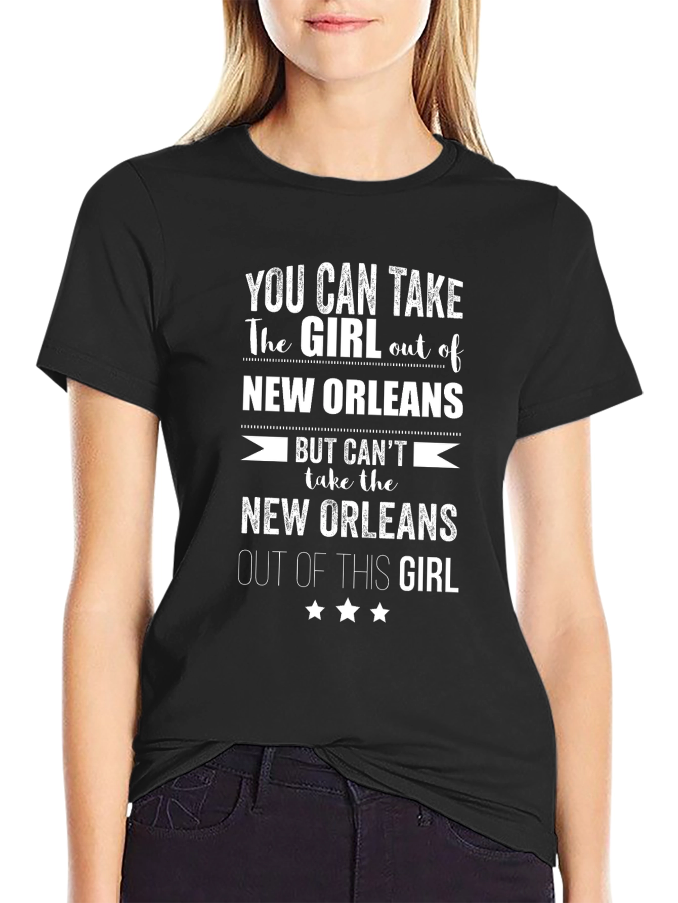 New Orleans Girl T-Shirt Funny Graphic Tee