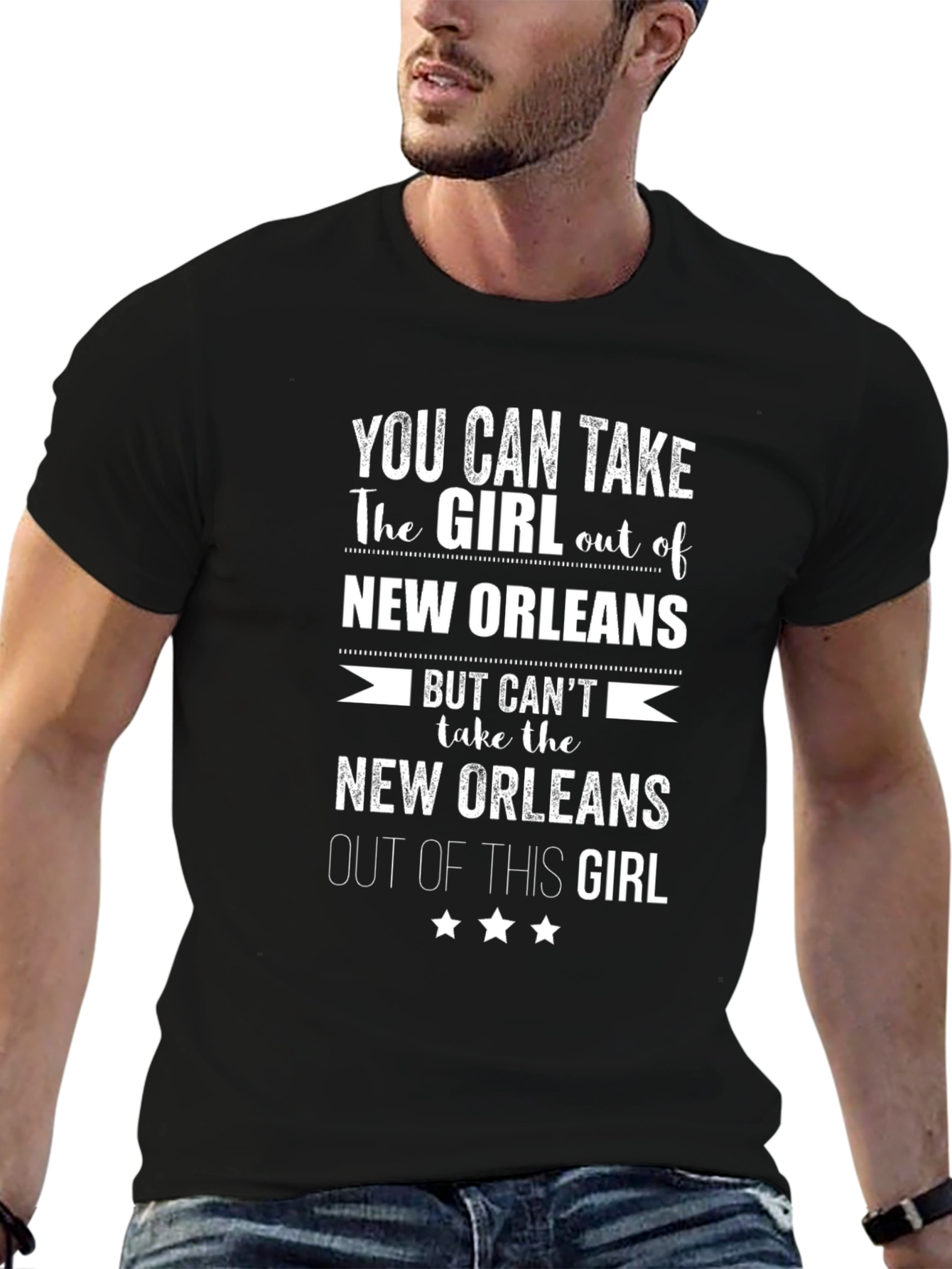 New Orleans Girl T-Shirt Funny Graphic Tee