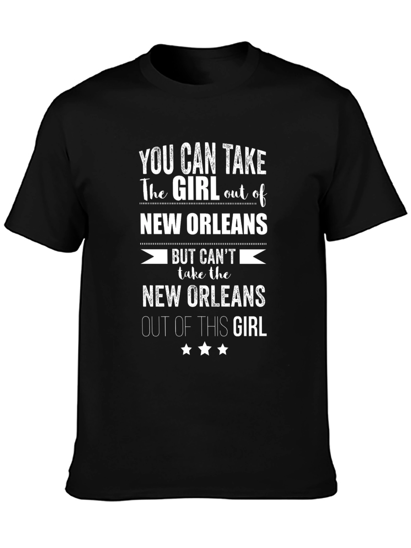 New Orleans Girl T-Shirt Funny Graphic Tee