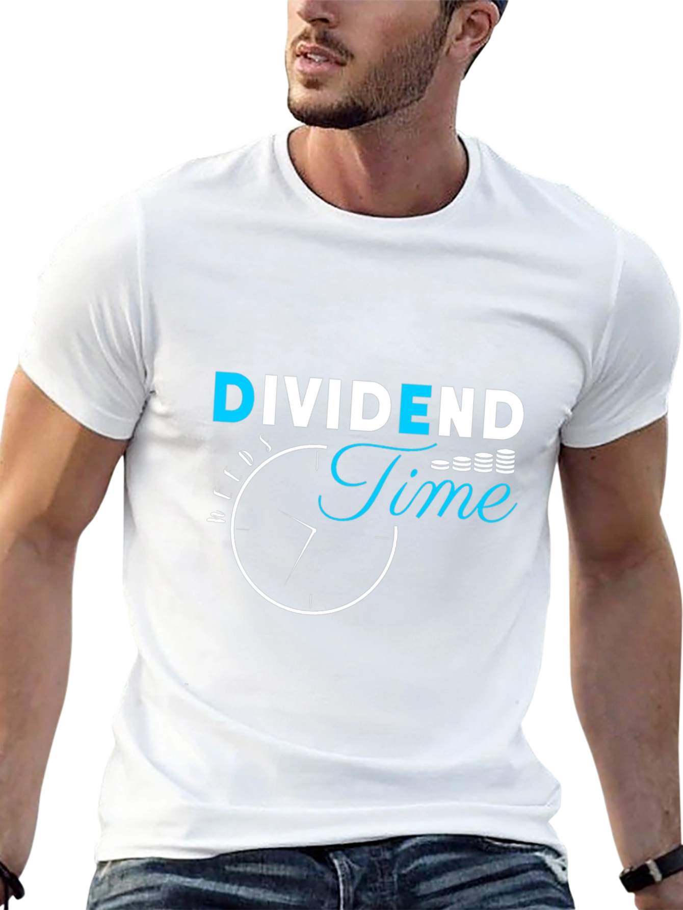 Dividend Time Black Graphic Tee