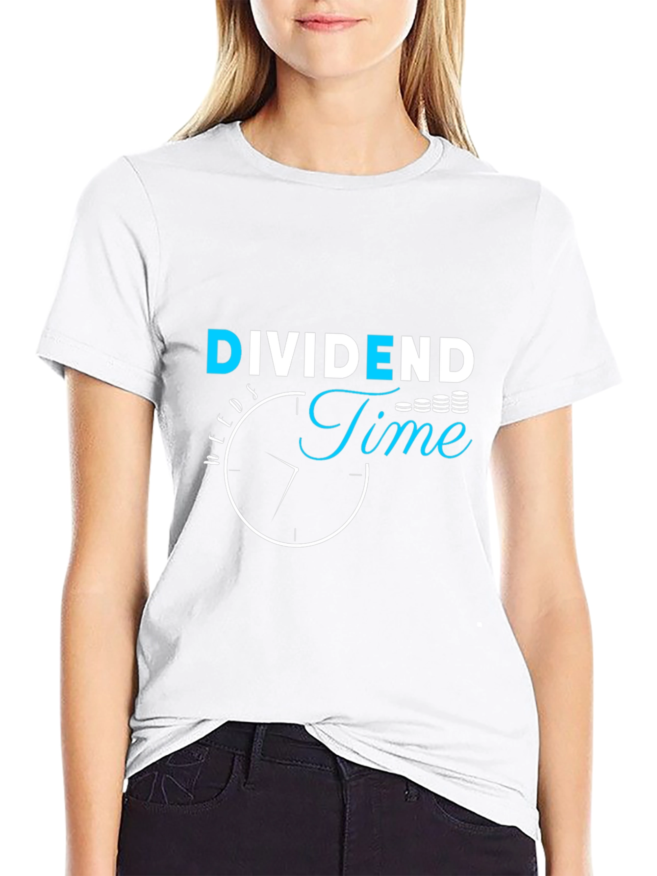 Dividend Time Black Graphic Tee