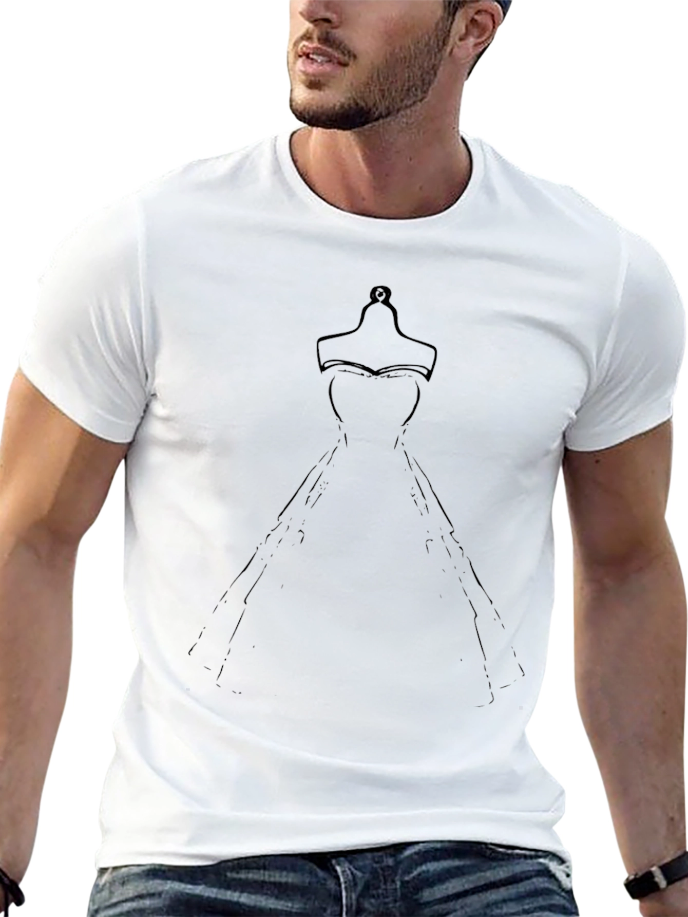Elegant Dress Form Graphic Tee