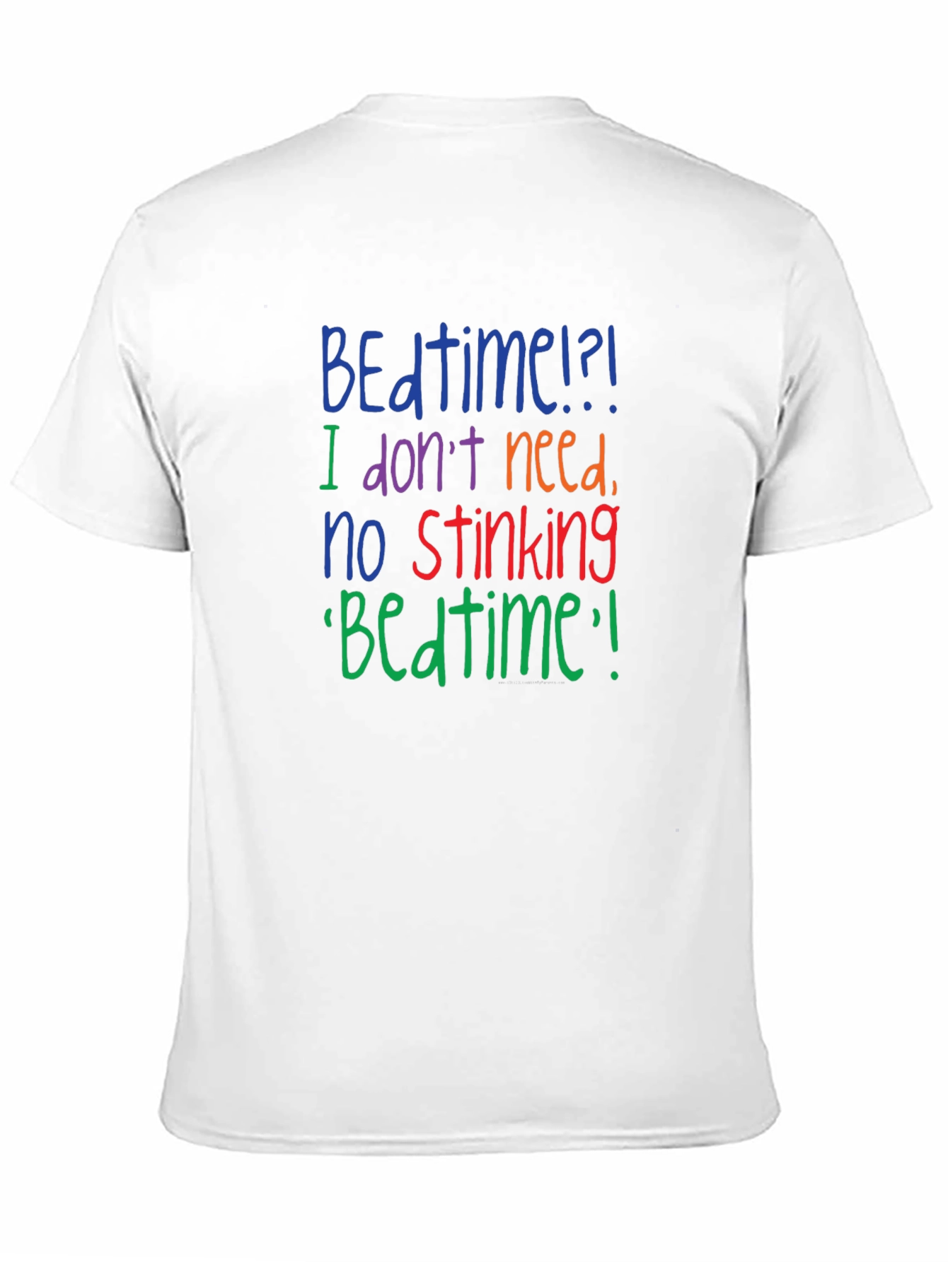 Funny No Stinking Bedtime Graphic T-Shirt