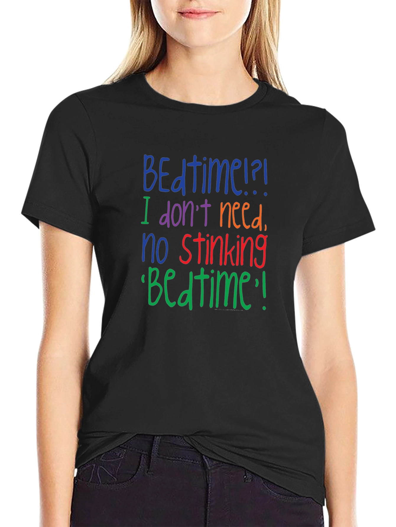 Funny No Stinking Bedtime Graphic T-Shirt