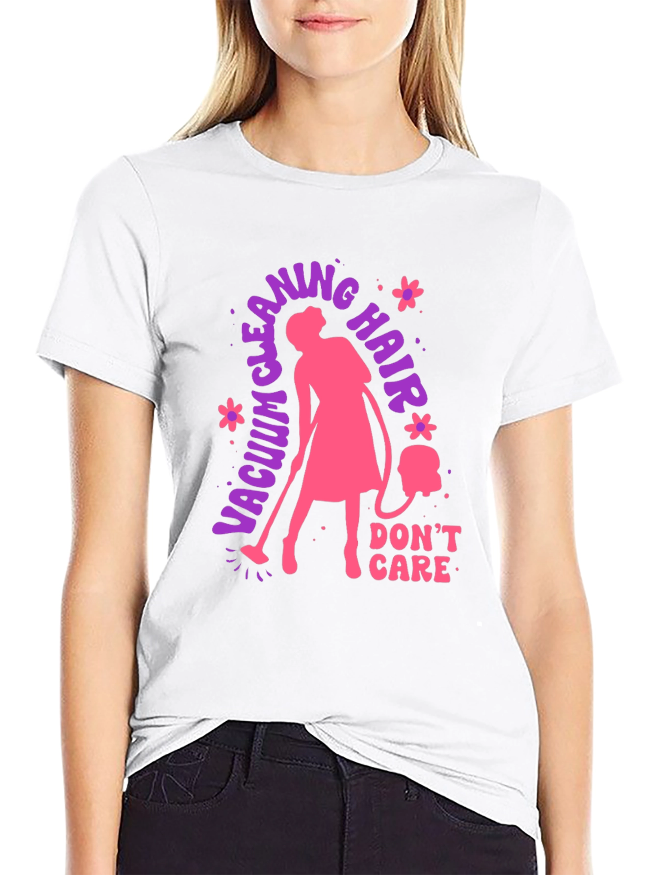 Vacuum Cleaning Hair Dont Care T-Shirt