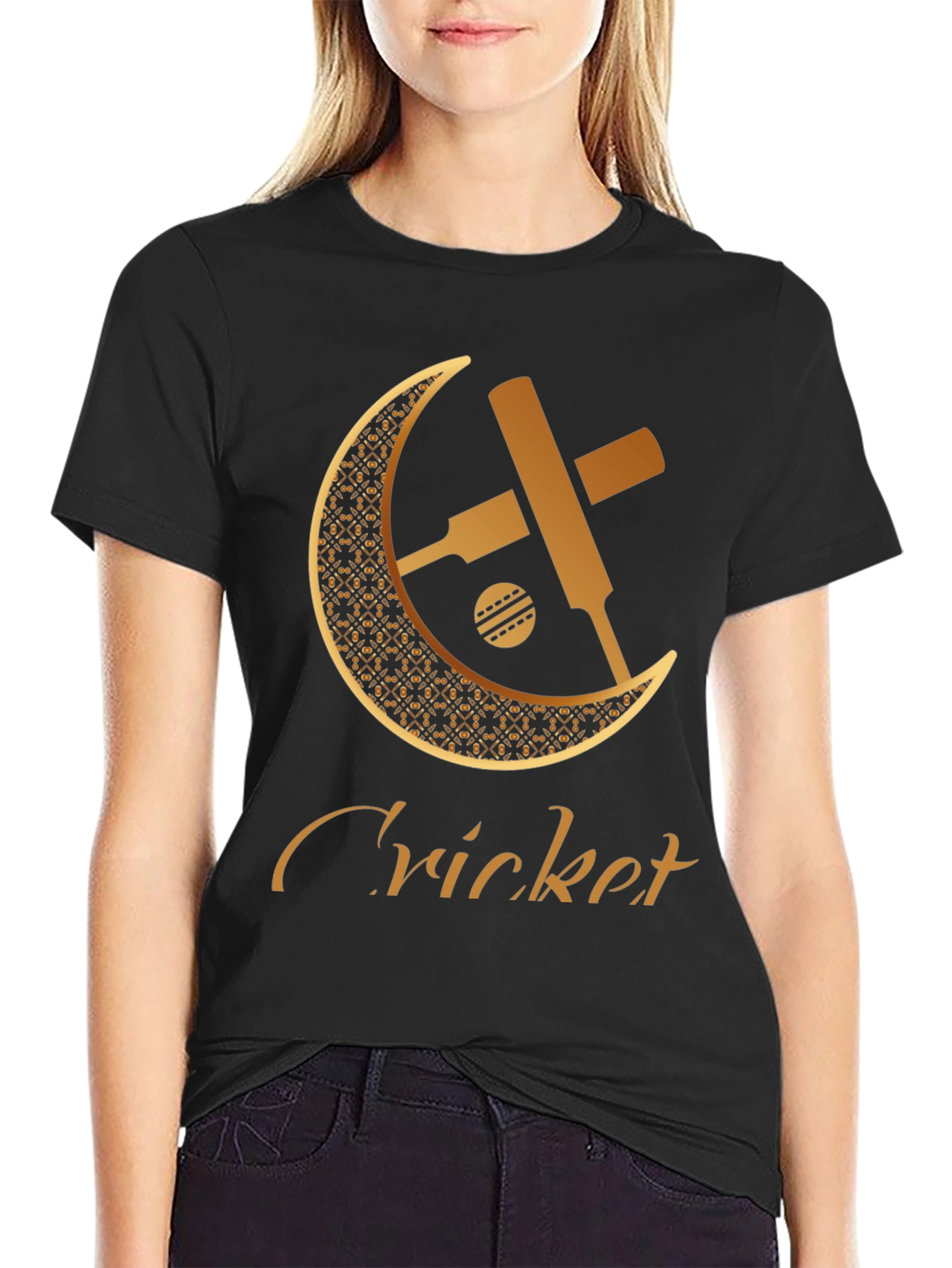 Cricket Bats and Ball Graphic T-Shirt